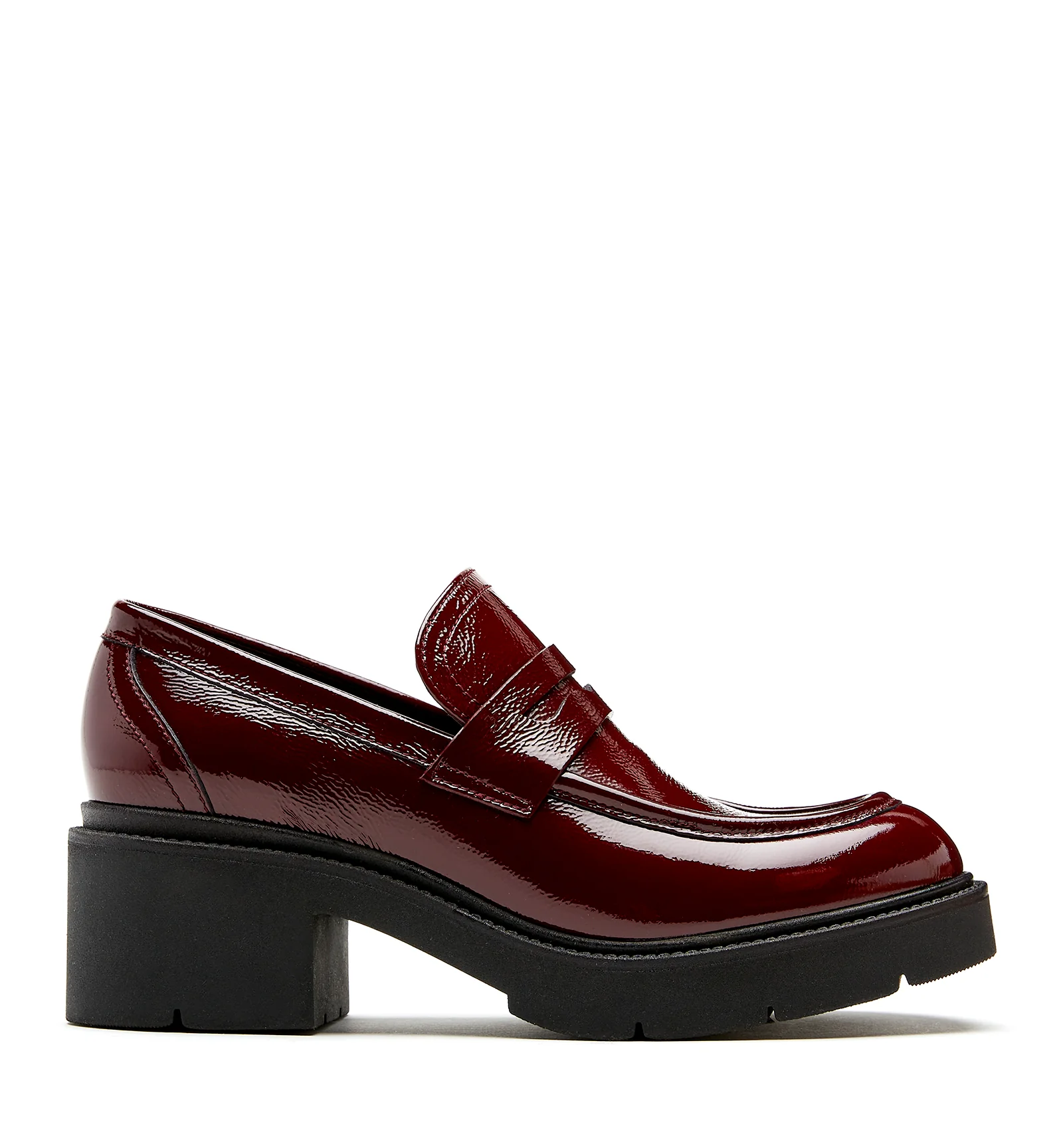 ALISA CRINKLE LEATHER LOAFER - Image 6