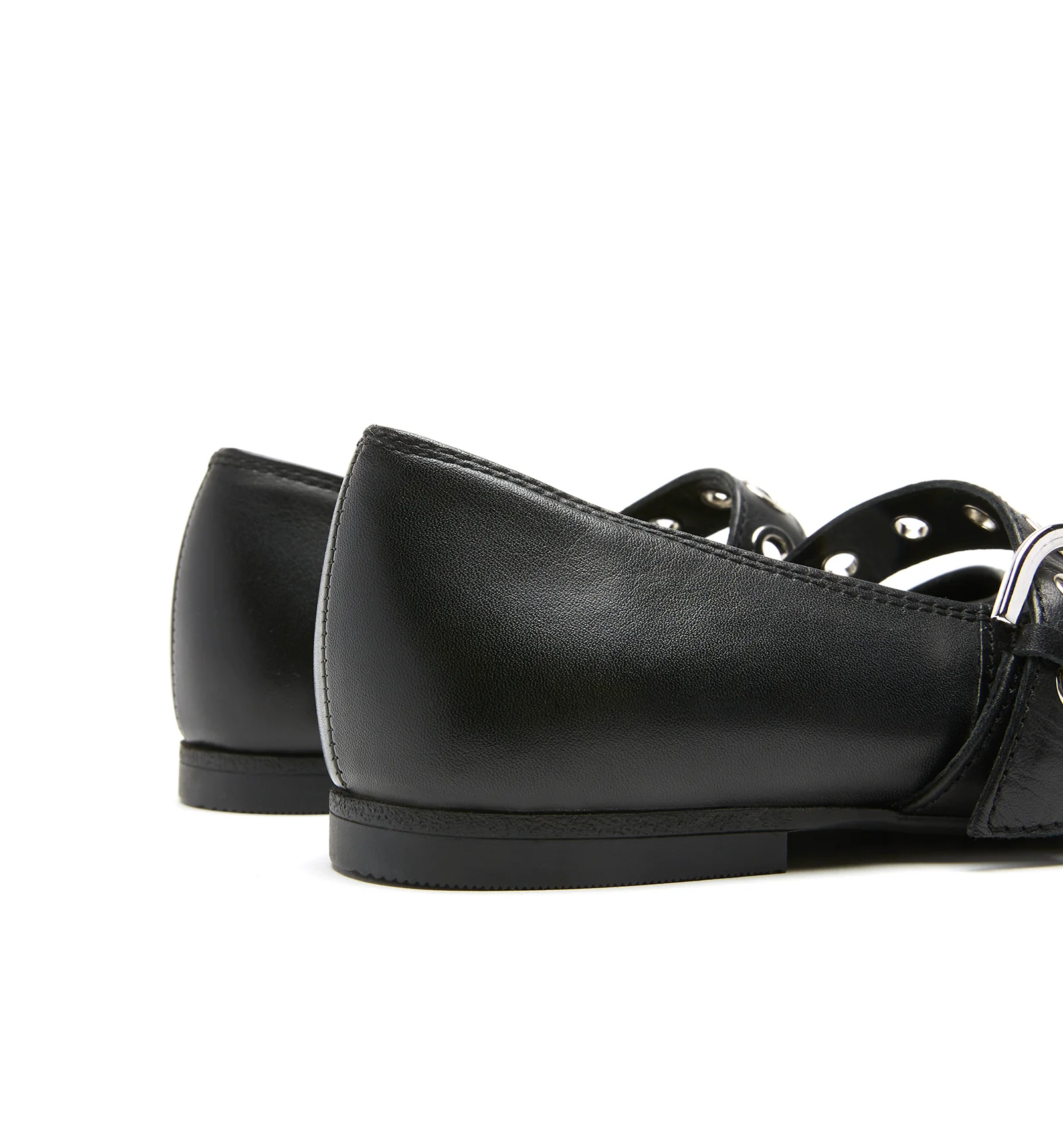ARIAH MARY JANE LEATHER FLAT - Image 4