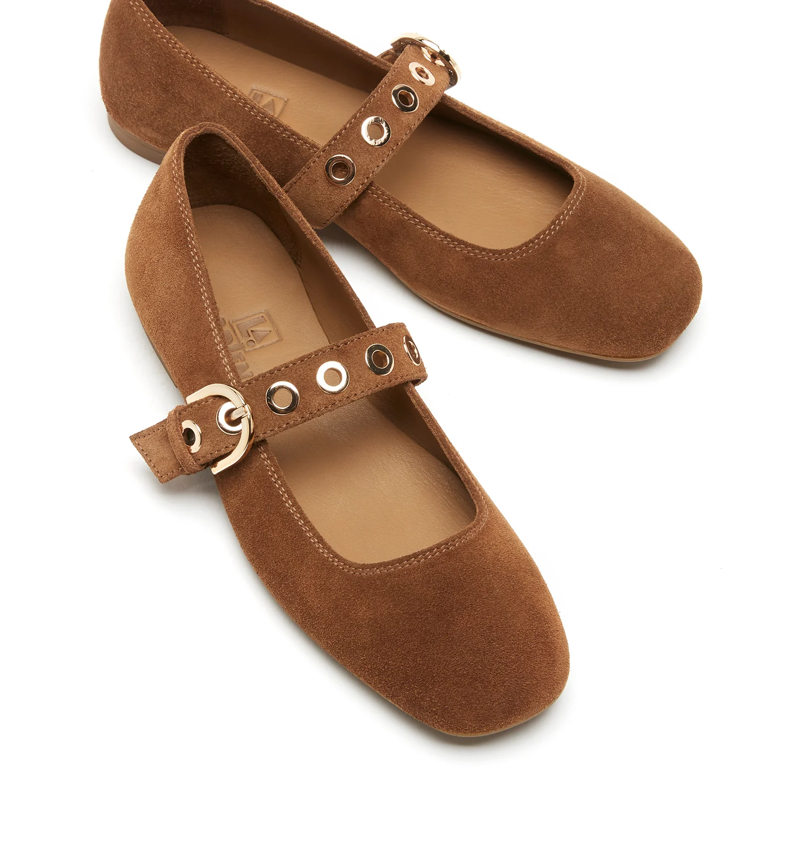 ARIAH MARY JANE SUEDE FLAT - Image 3