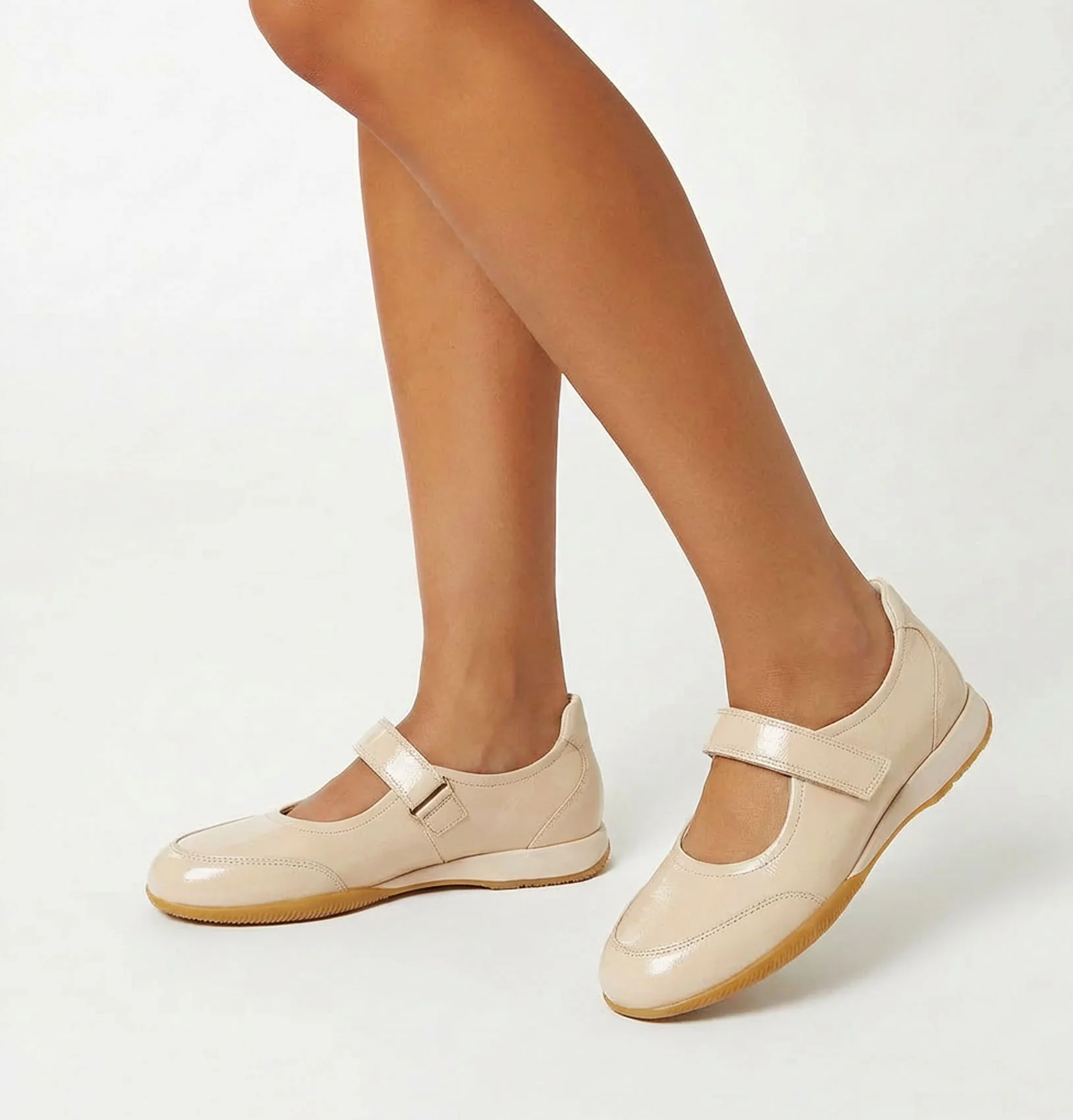 DANTE CRUSHED LEATHER MARY JANE SNEAKER - Image 6