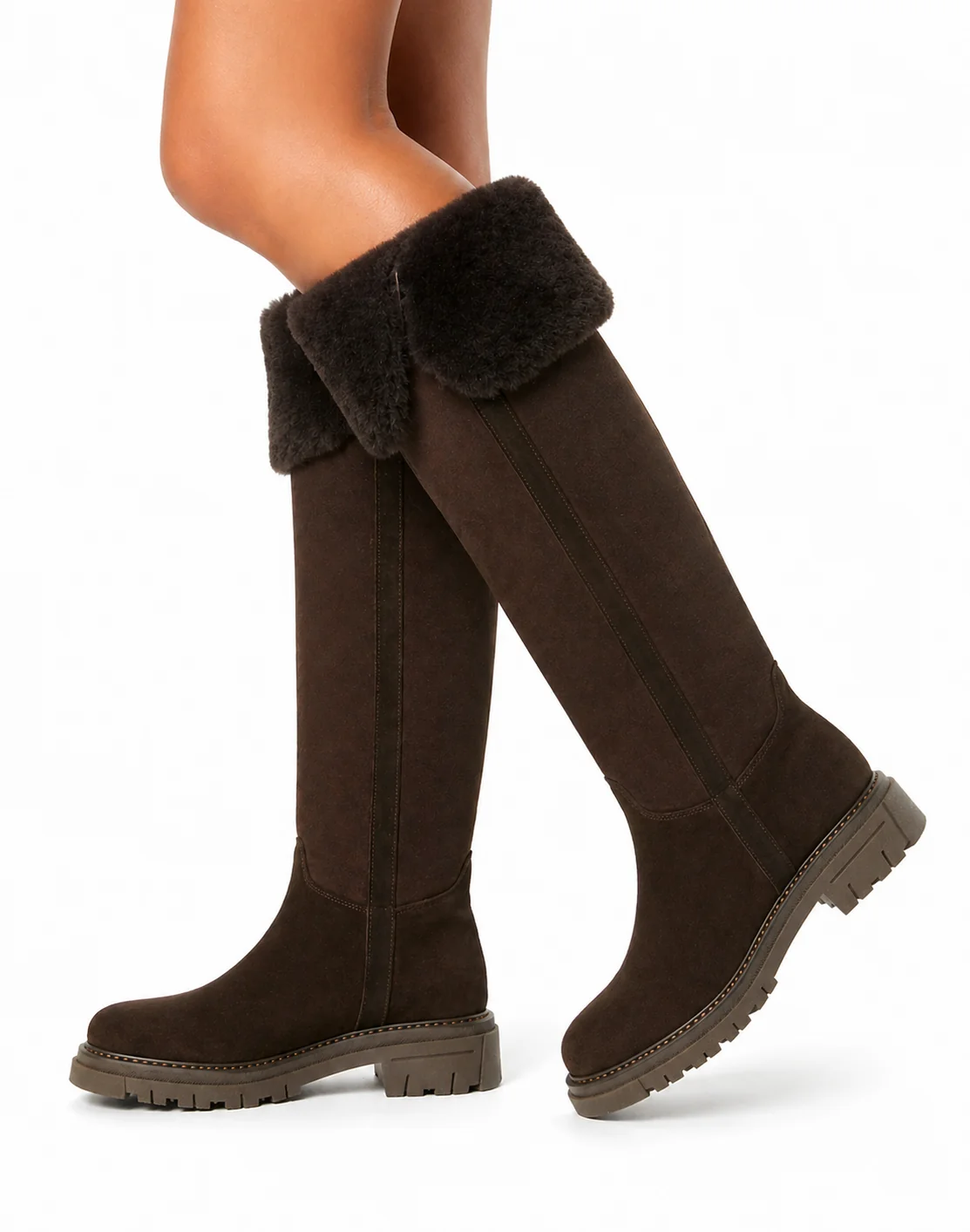 DAVIDE SHEARLING-LINED SUEDE BOOT - Image 11