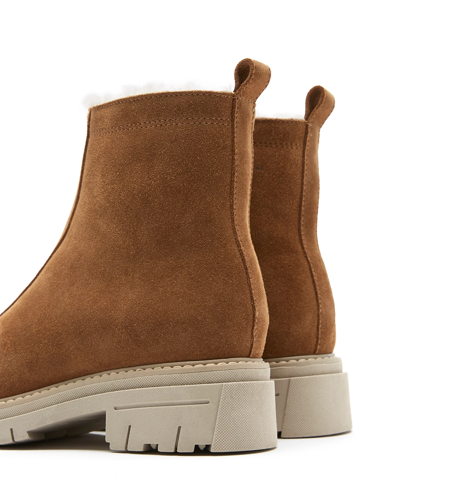 DELTA SHEARLING-LINED SUEDE BOOTIE - Image 10