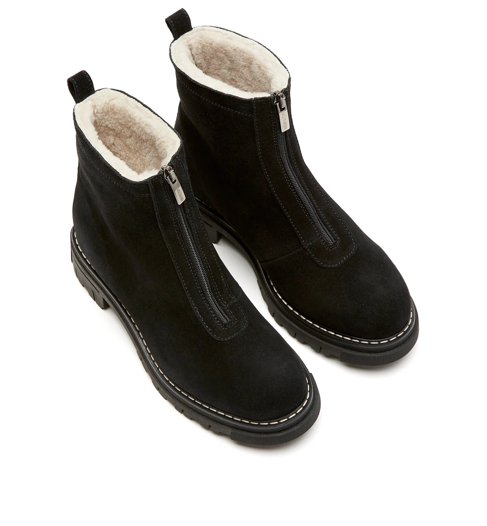 DELTA SHEARLING-LINED SUEDE BOOTIE - Image 3