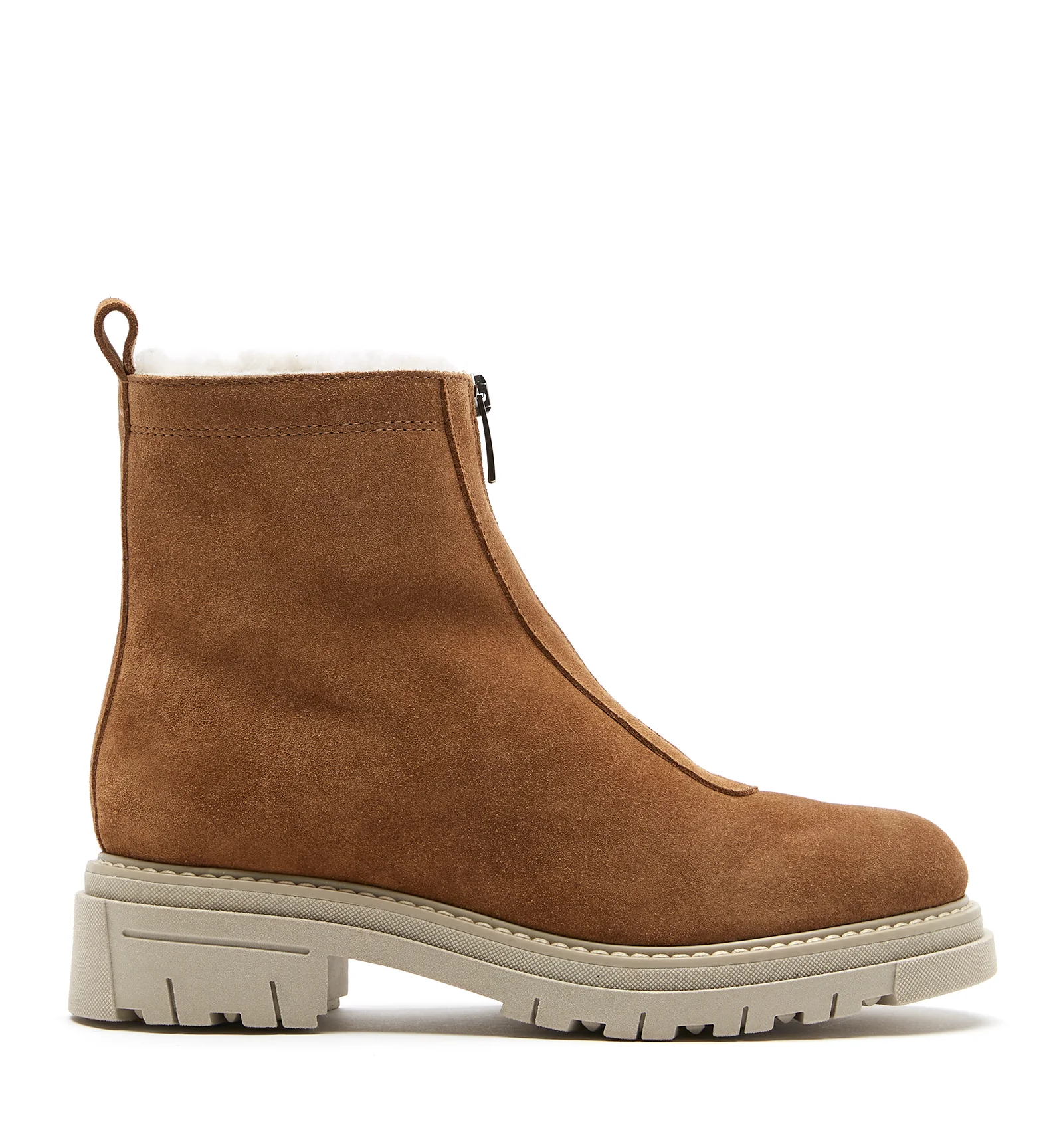 DELTA SHEARLING-LINED SUEDE BOOTIE - Image 7