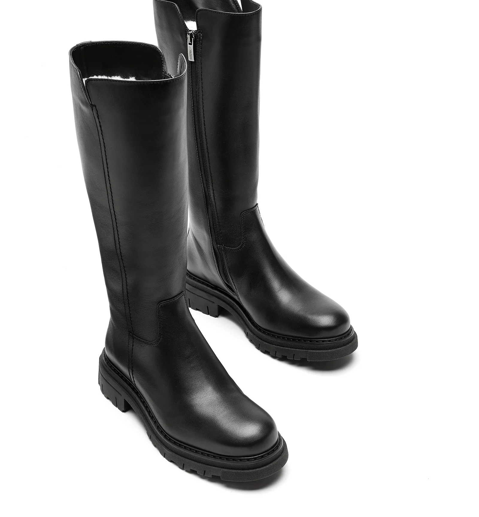 DIMITRI SHEARLING-LINED LEATHER BOOT - Image 3