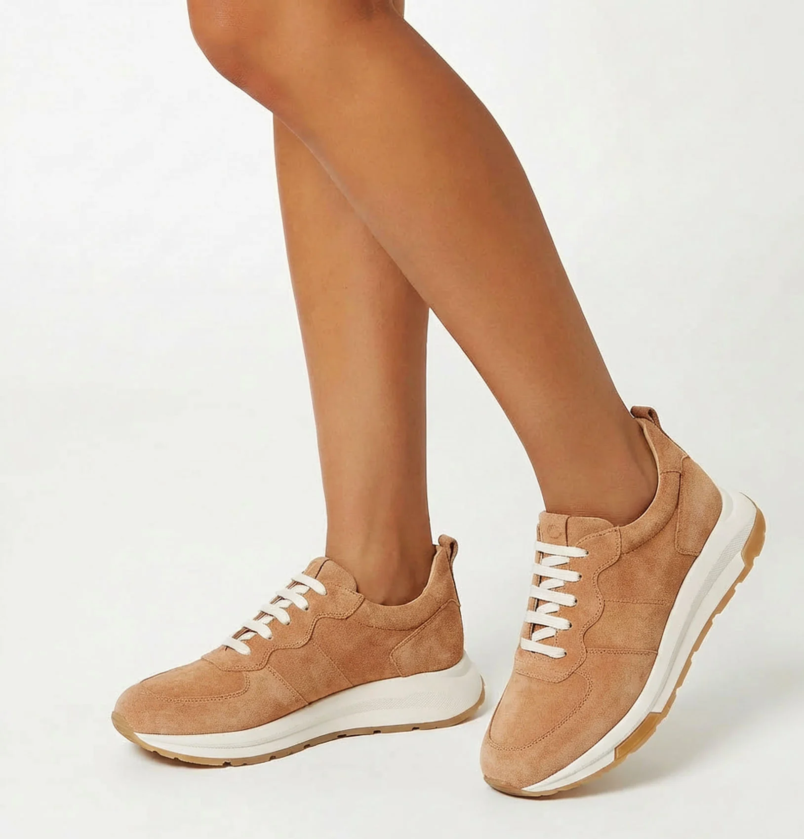 DOTTIE LACE UP SUEDE SNEAKER - Image 6