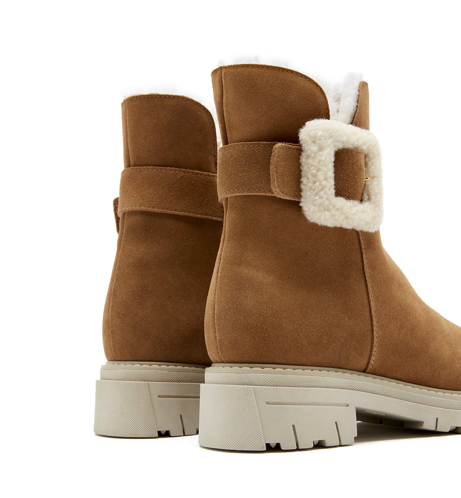 DOUG SHEARLING-LINED SUEDE BOOTIE - Image 10
