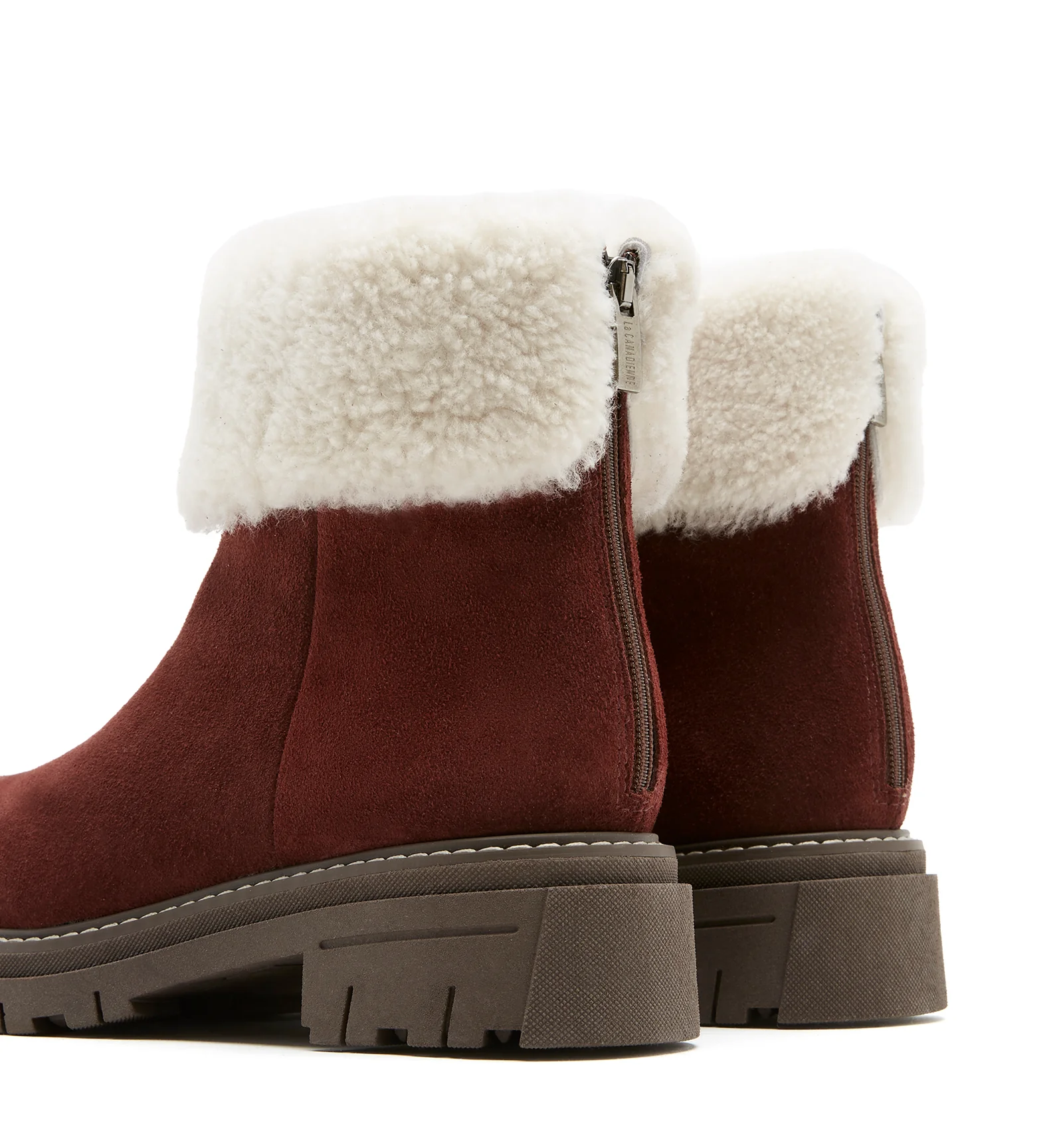 DWAYNE SHEARLING-LINED SUEDE BOOTIE - Image 14