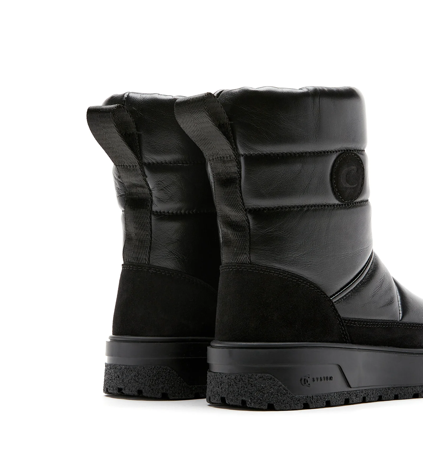 ERIC SHEARLING-LINED LEATHER BOOTIE - Image 4
