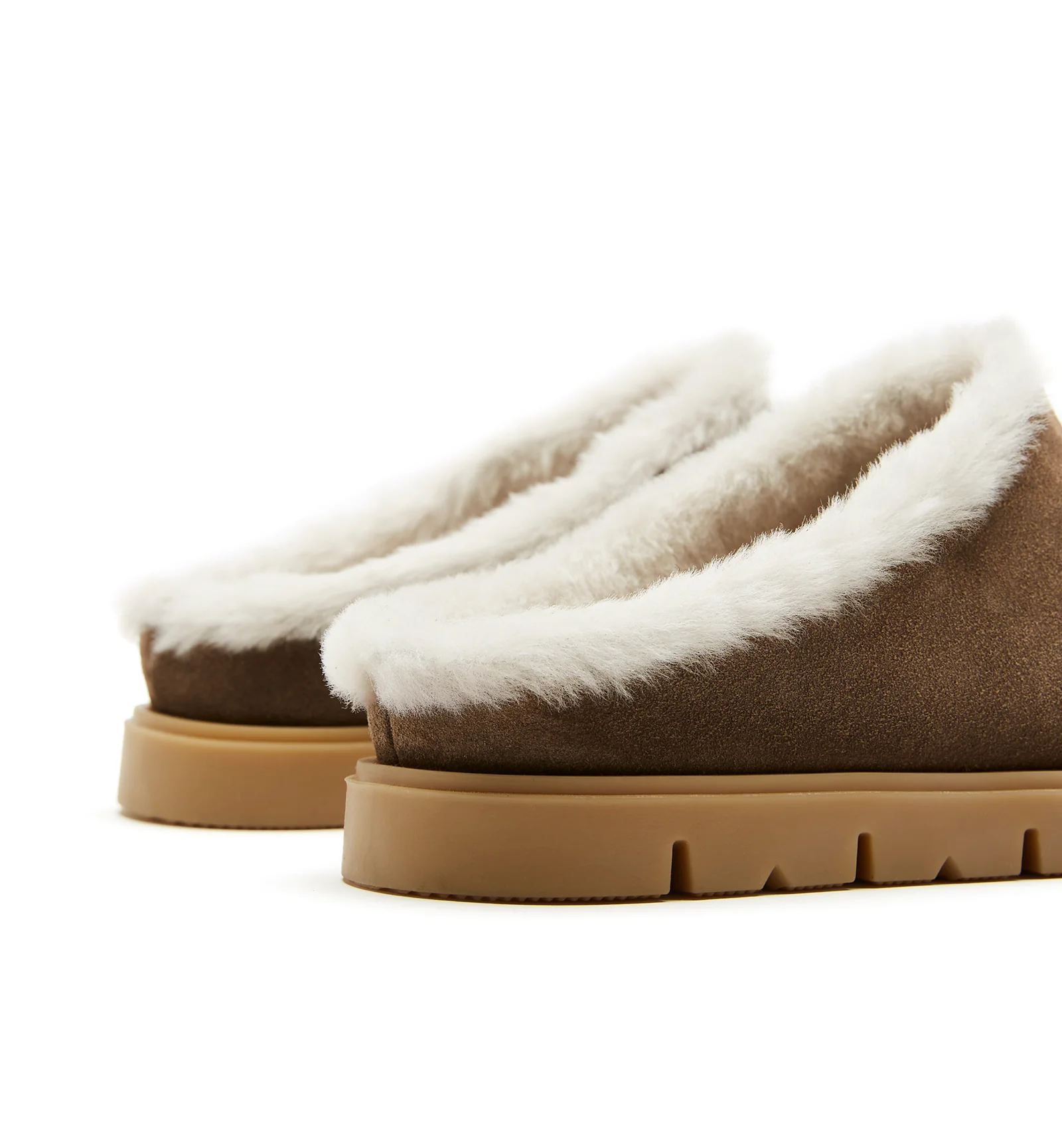 EVA SHEARLING LINED SUEDE MULE - Image 4