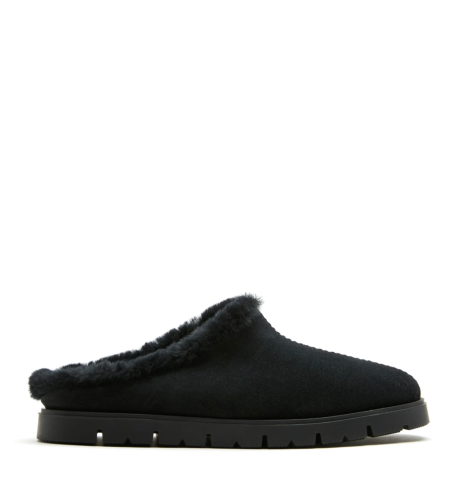 EVA SHEARLING LINED SUEDE MULE - Image 6