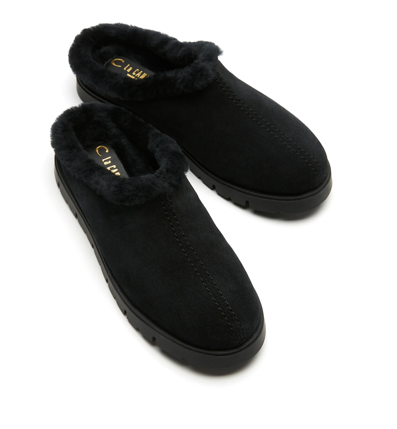 EVA SHEARLING LINED SUEDE MULE - Image 8