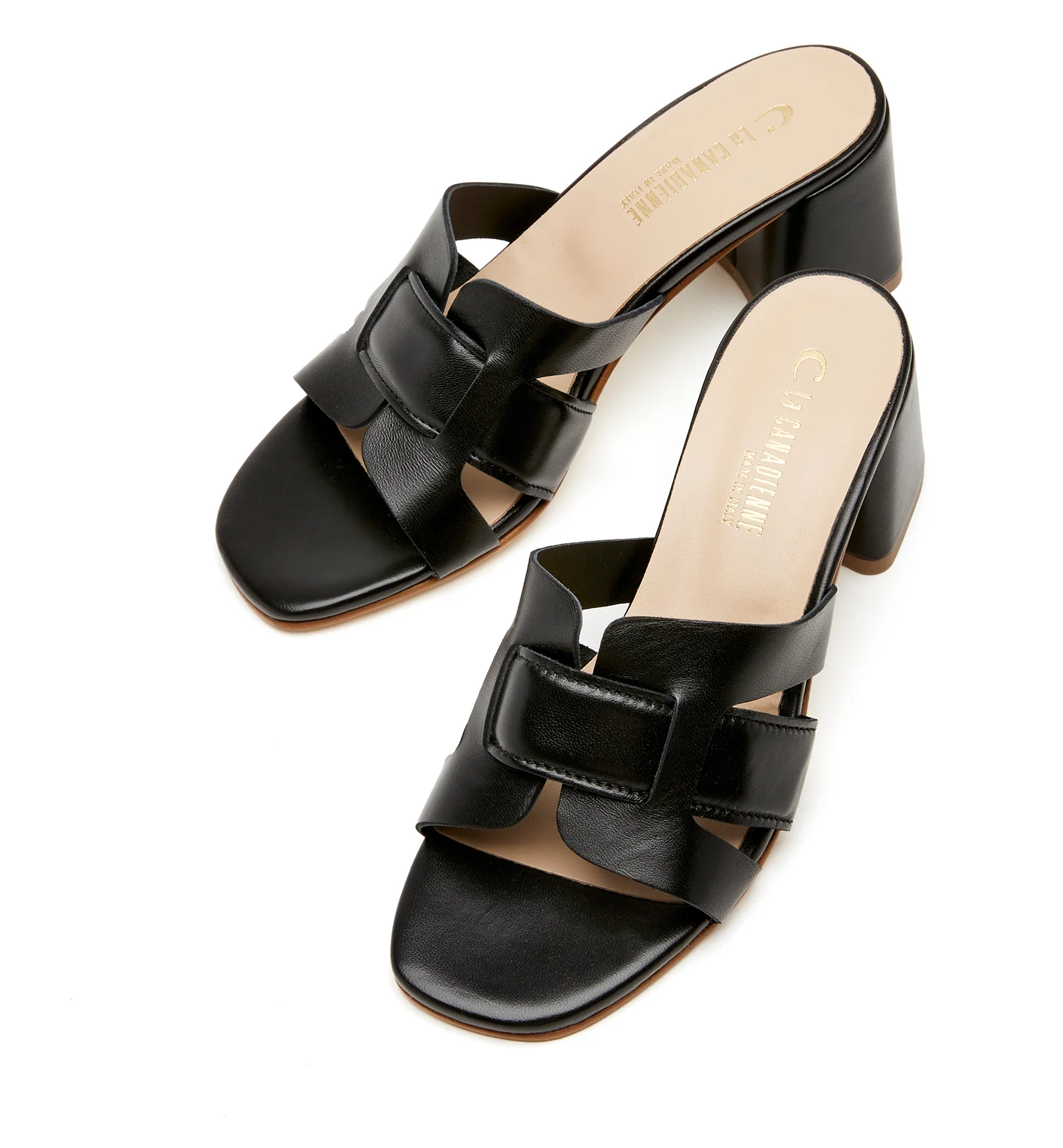 FLEETWOOD HEELED LEATHER SANDAL - Image 3