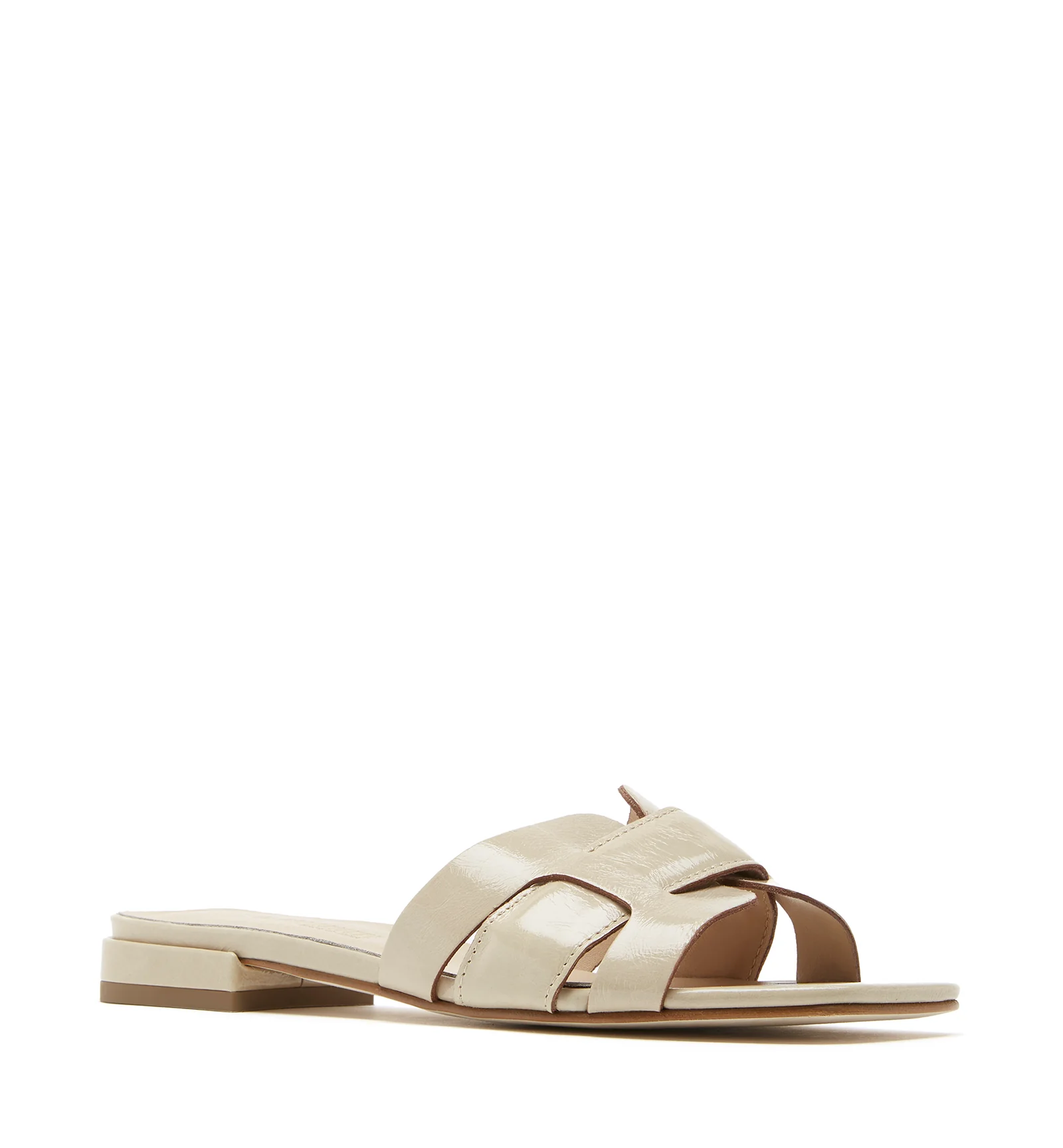 FLORE CRUSHED LEATHER SANDAL - Image 9