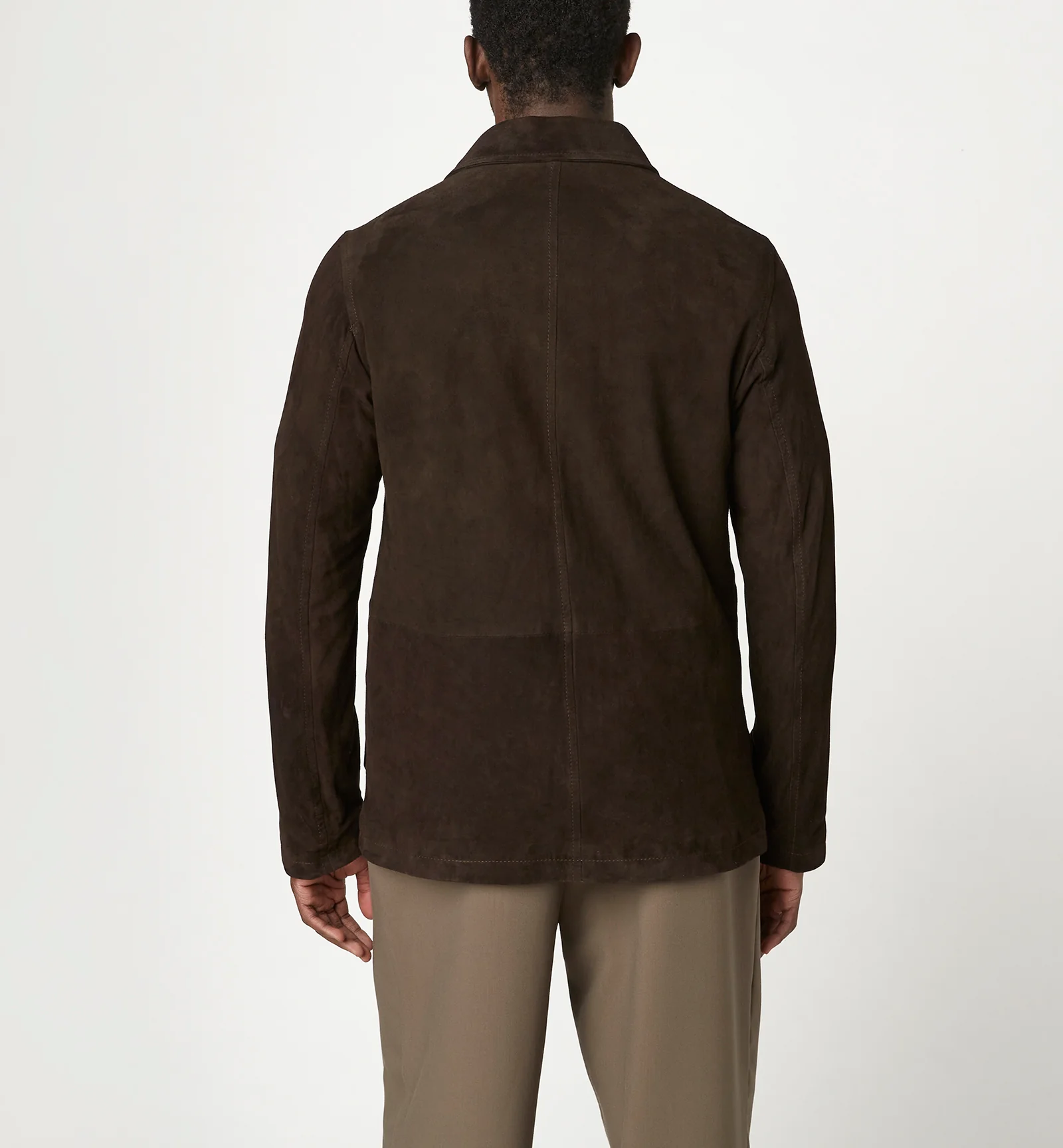 FRANK MEN'S SUEDE JACKET - Image 7