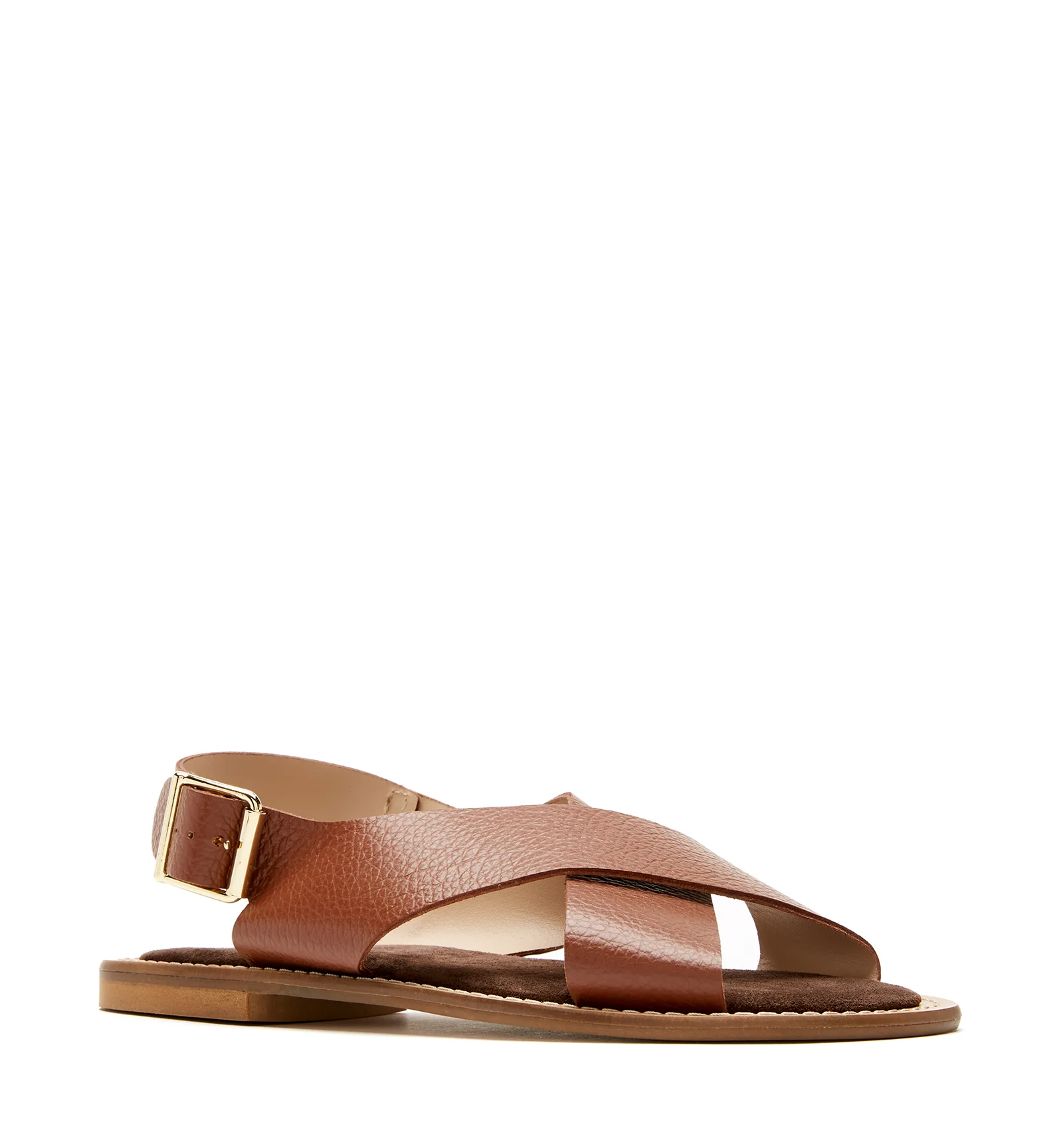 FREEDA PEBBLED LEATHER SANDAL - Image 8