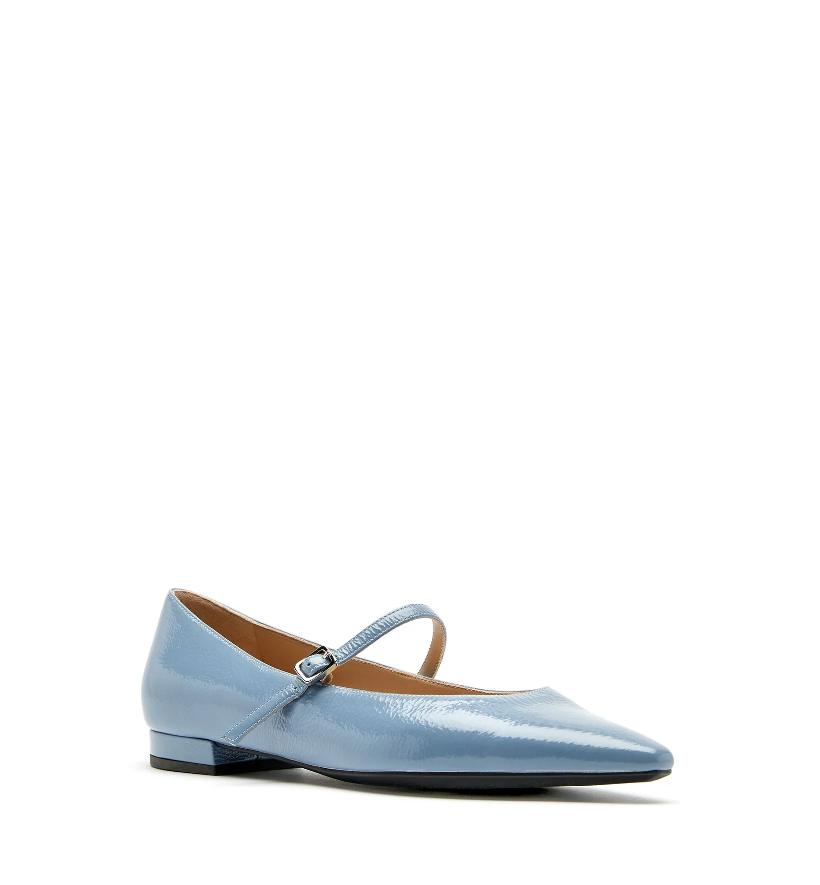 FRITZ CRINKLE LEATHER MARY JANE FLAT - Image 8