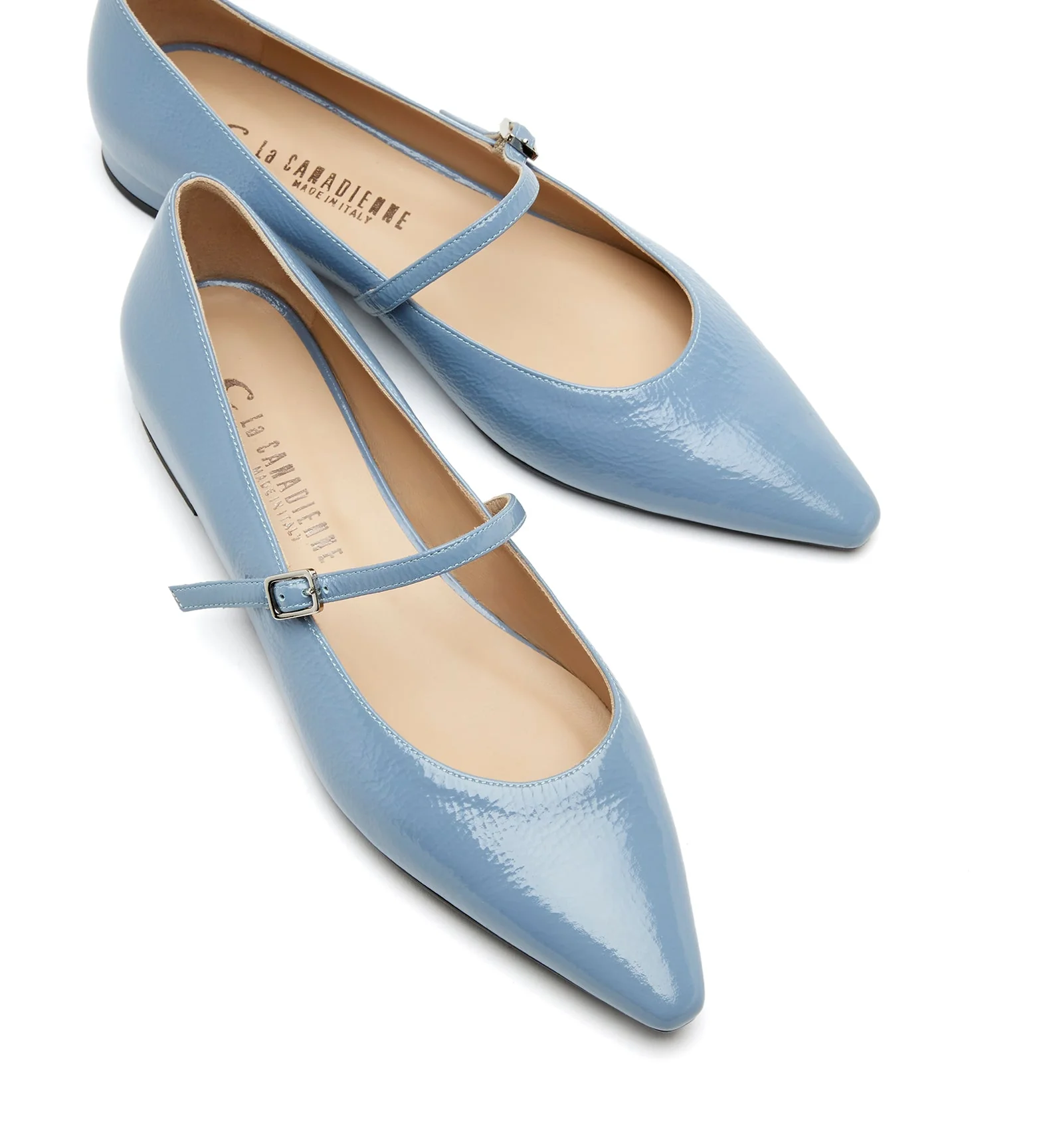 FRITZ CRINKLE LEATHER MARY JANE FLAT - Image 9