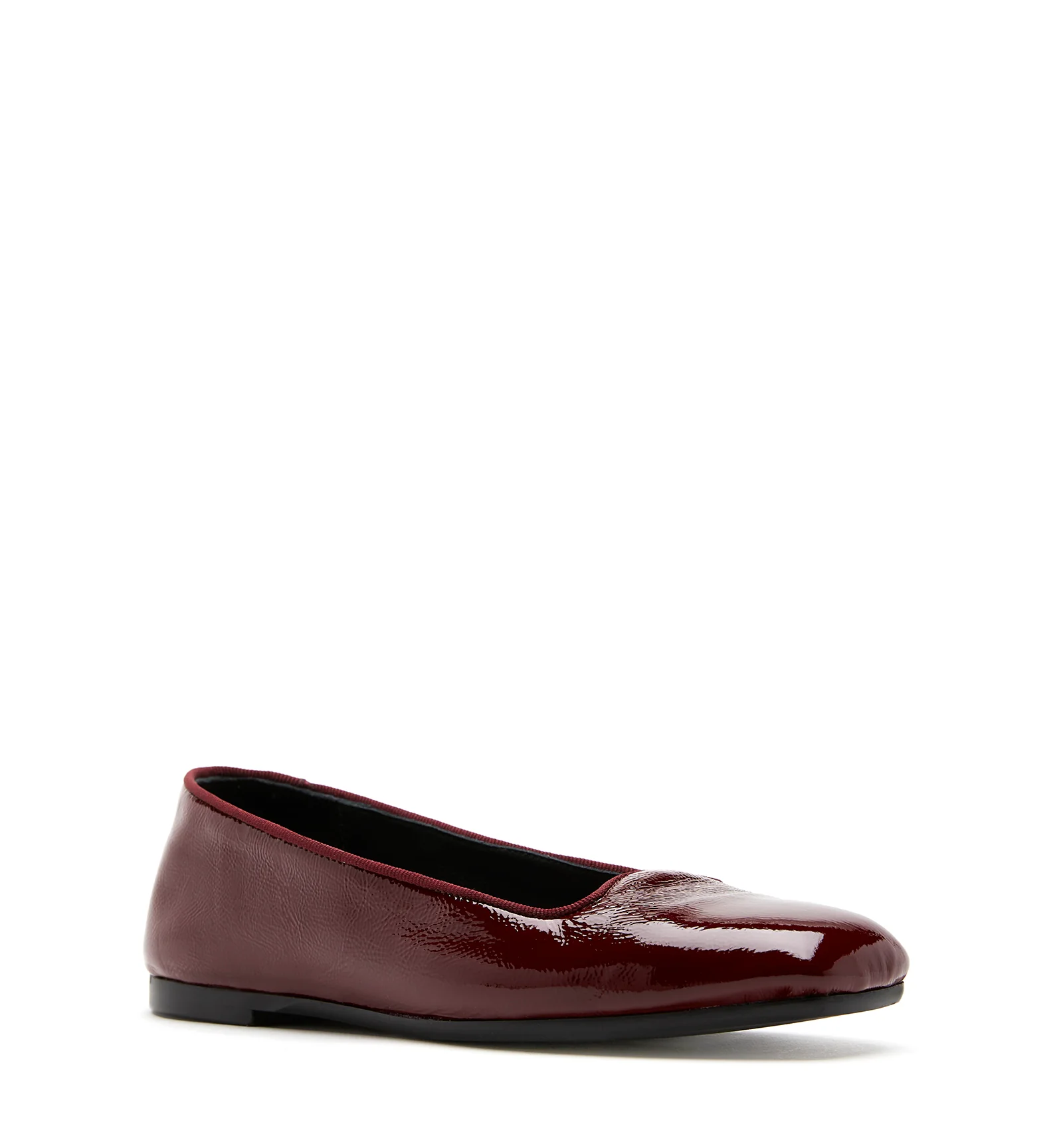 GEO CRINKLE LEATHER FLAT - Image 7