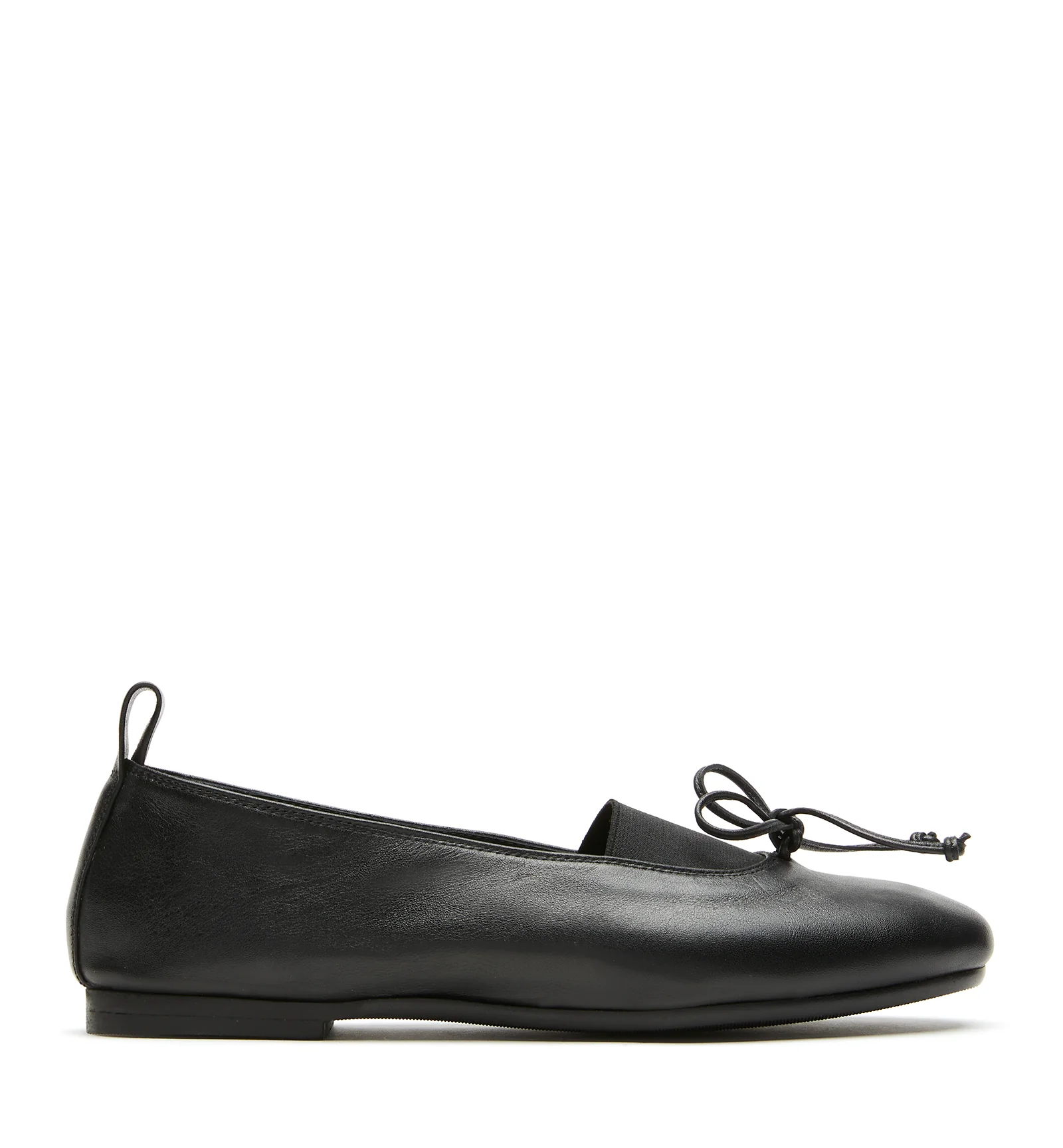 GRADUATE LEATHER BALLET FLAT