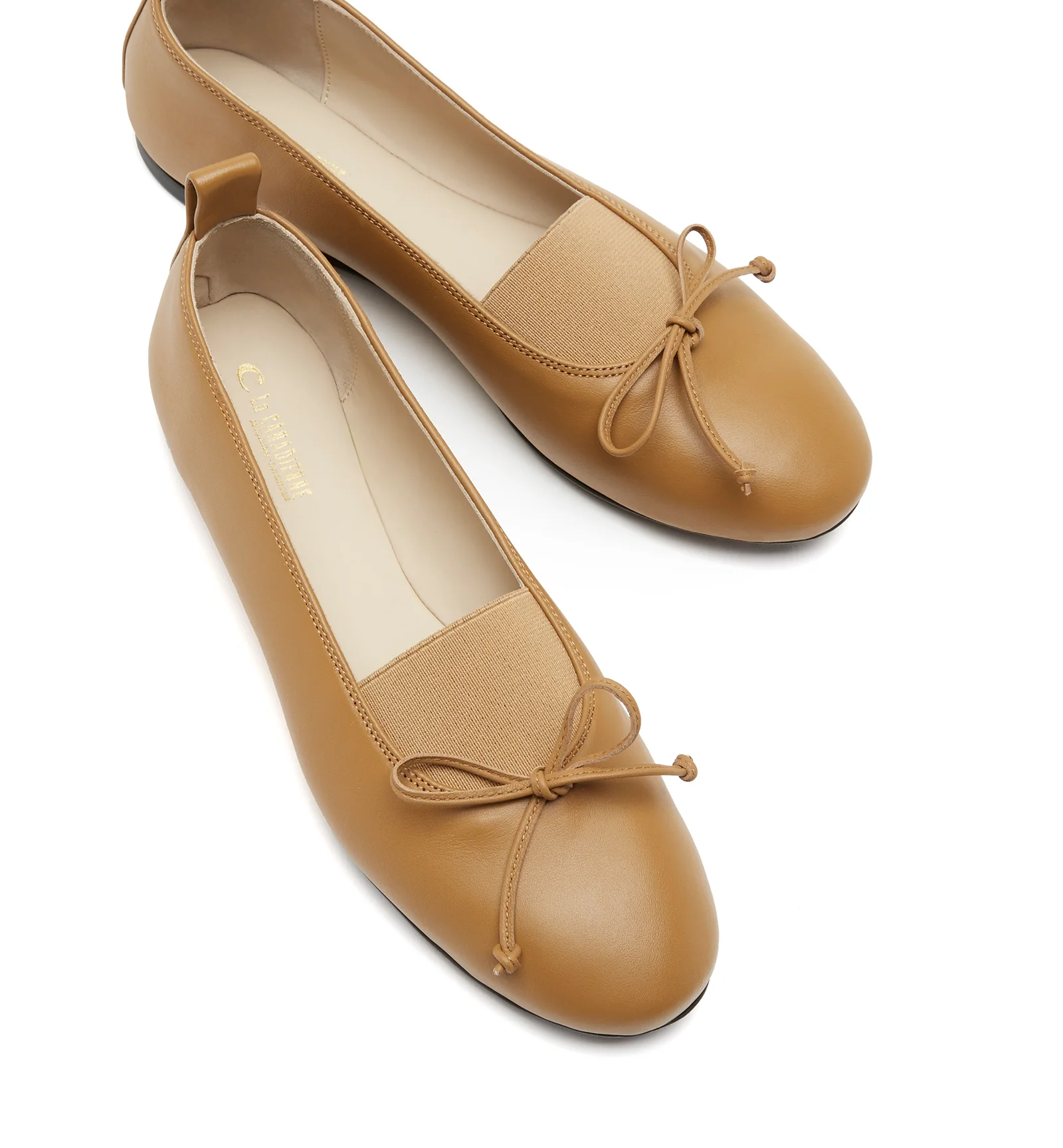 GRADUATE LEATHER BALLET FLAT - Image 9