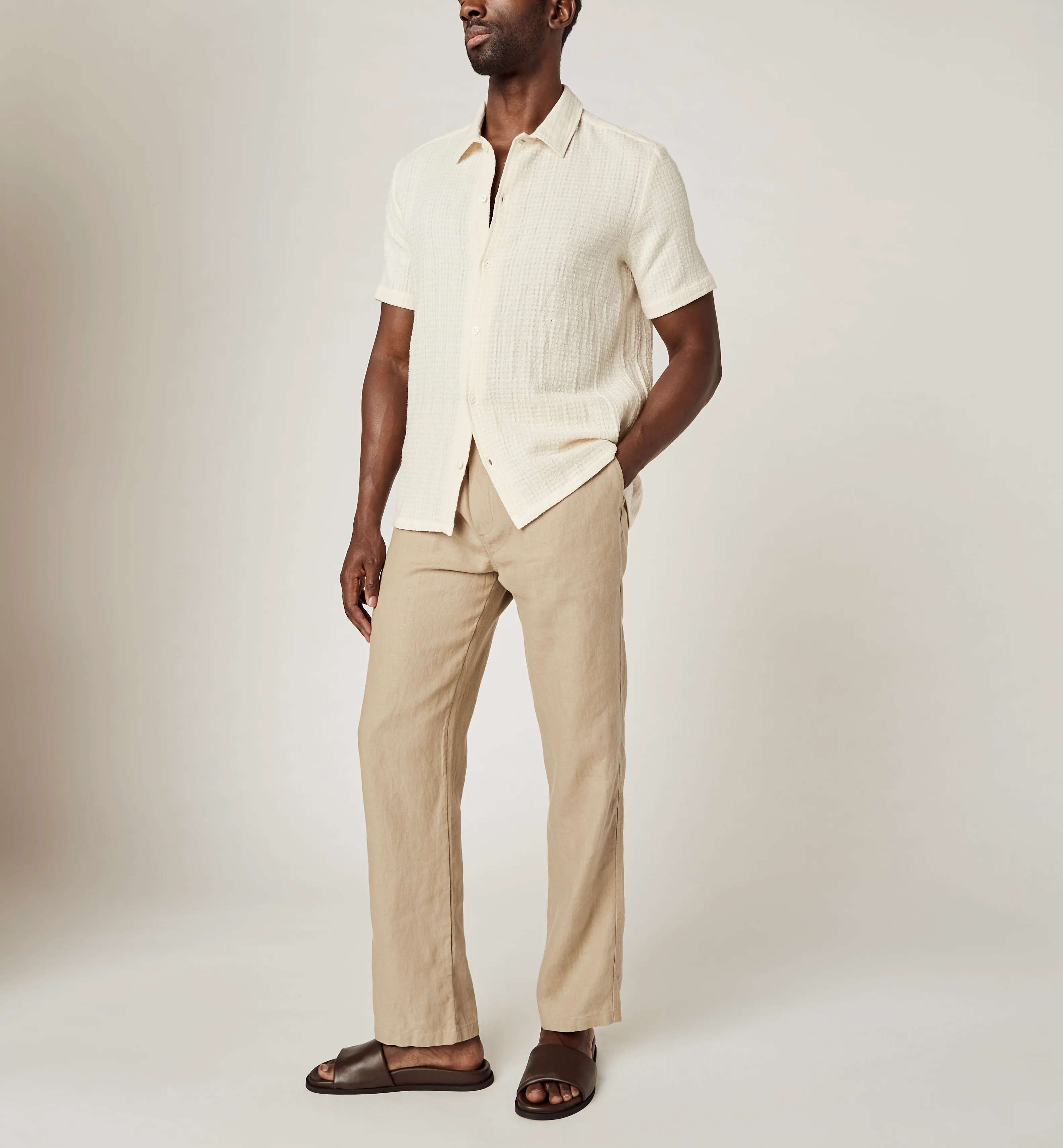 GREG MEN'S LEATHER SLIDE - Image 7