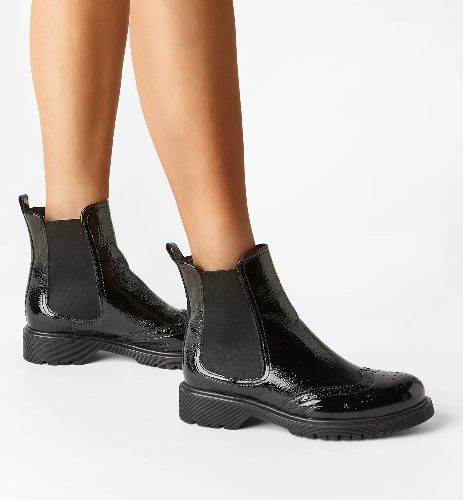 HANSEL CRINKLE LEATHER BOOTIE - Image 6