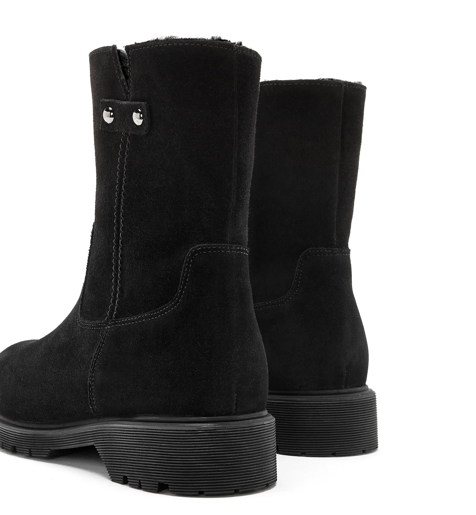 HOGAN SHEARLING-LINED SUEDE BOOTIE - Image 4