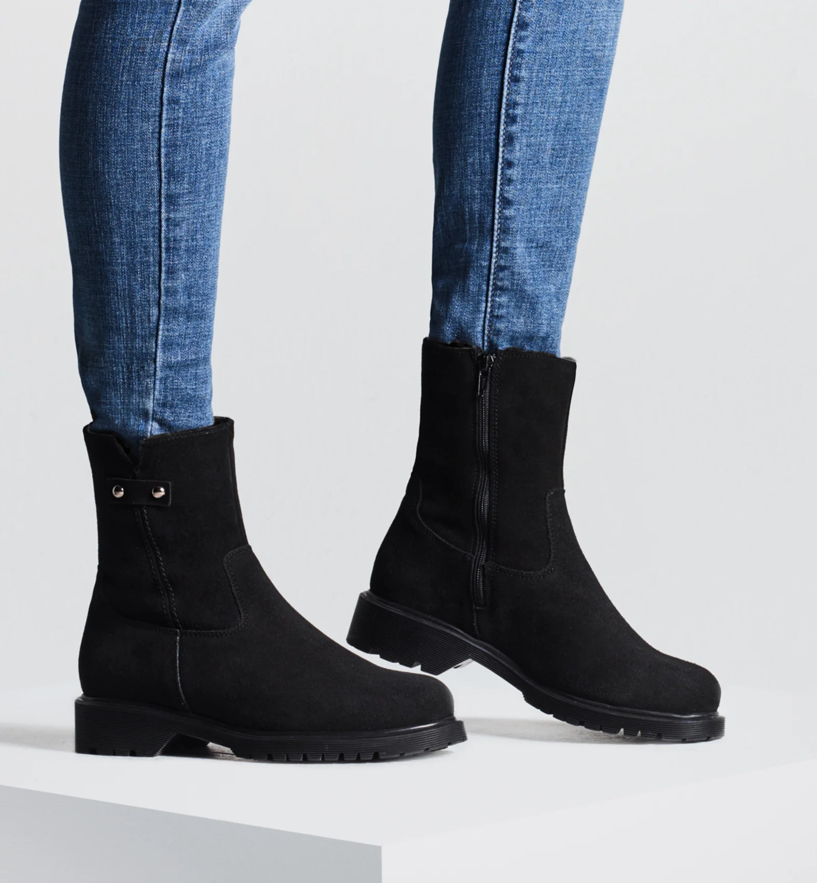 HOGAN SHEARLING-LINED SUEDE BOOTIE - Image 5