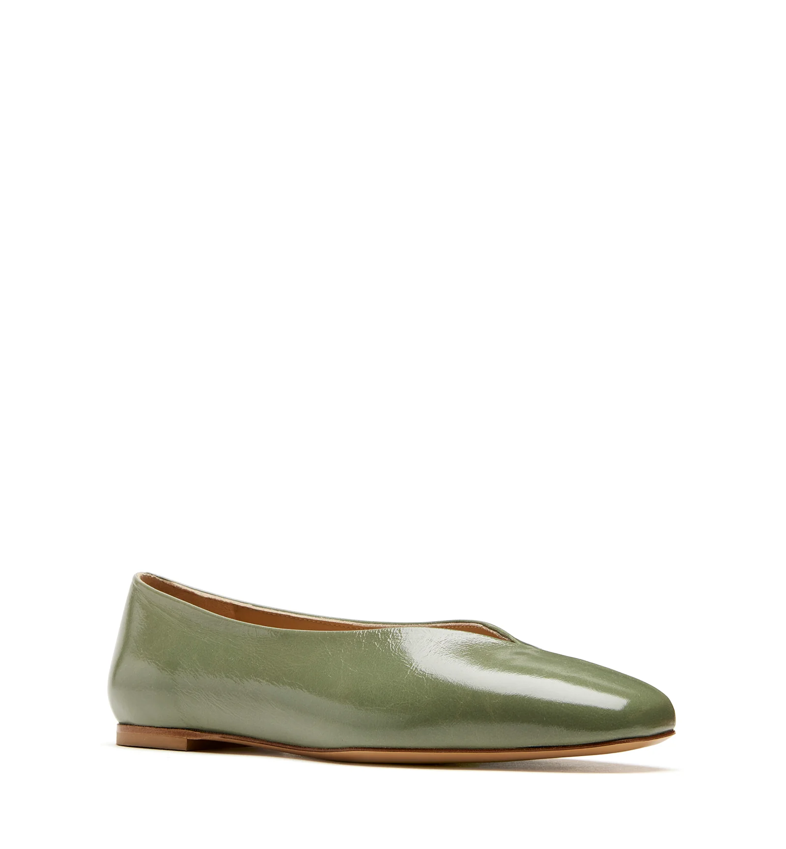 JERSEY CRUSHED LEATHER FLAT - Image 15