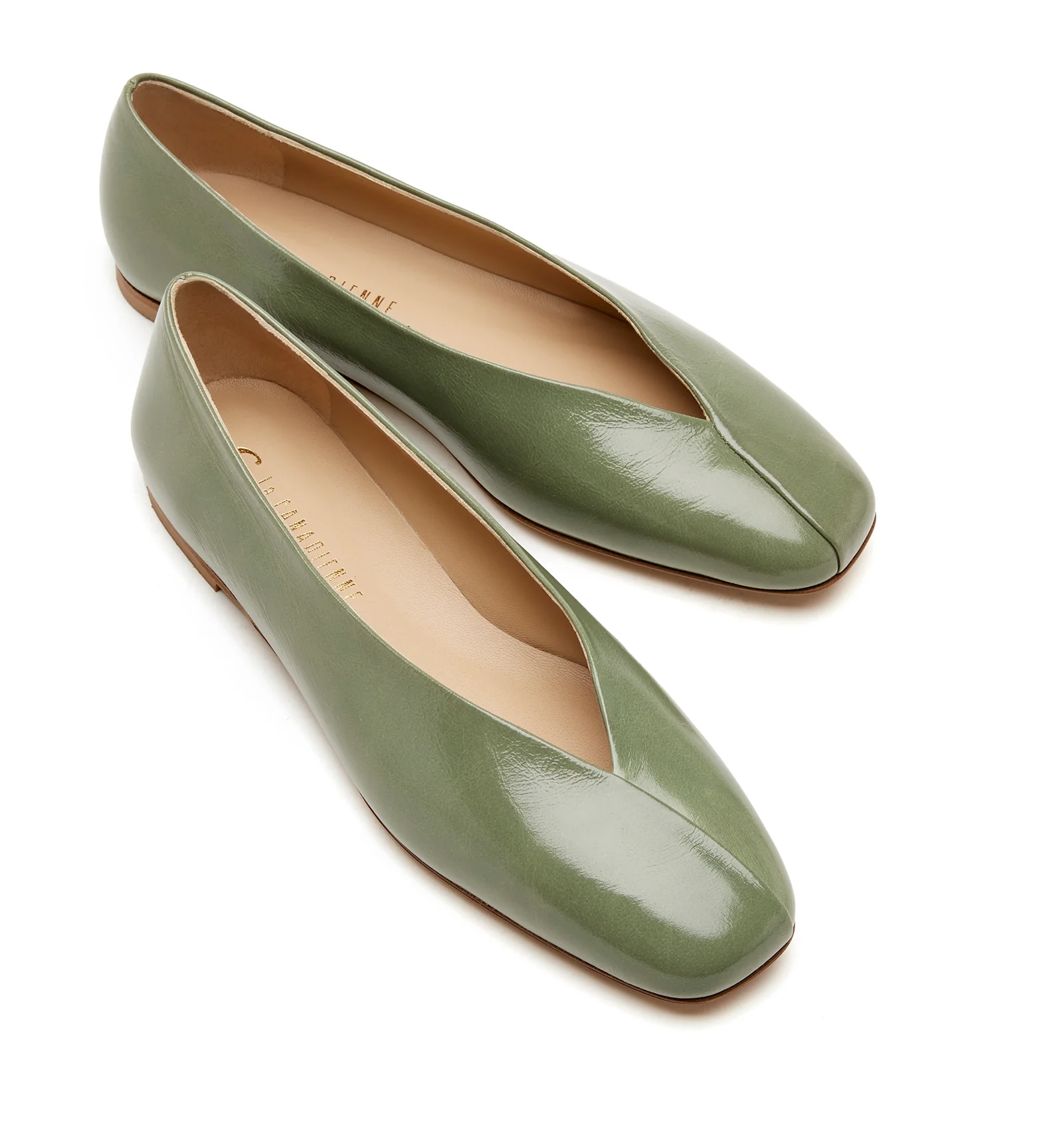 JERSEY CRUSHED LEATHER FLAT - Image 16