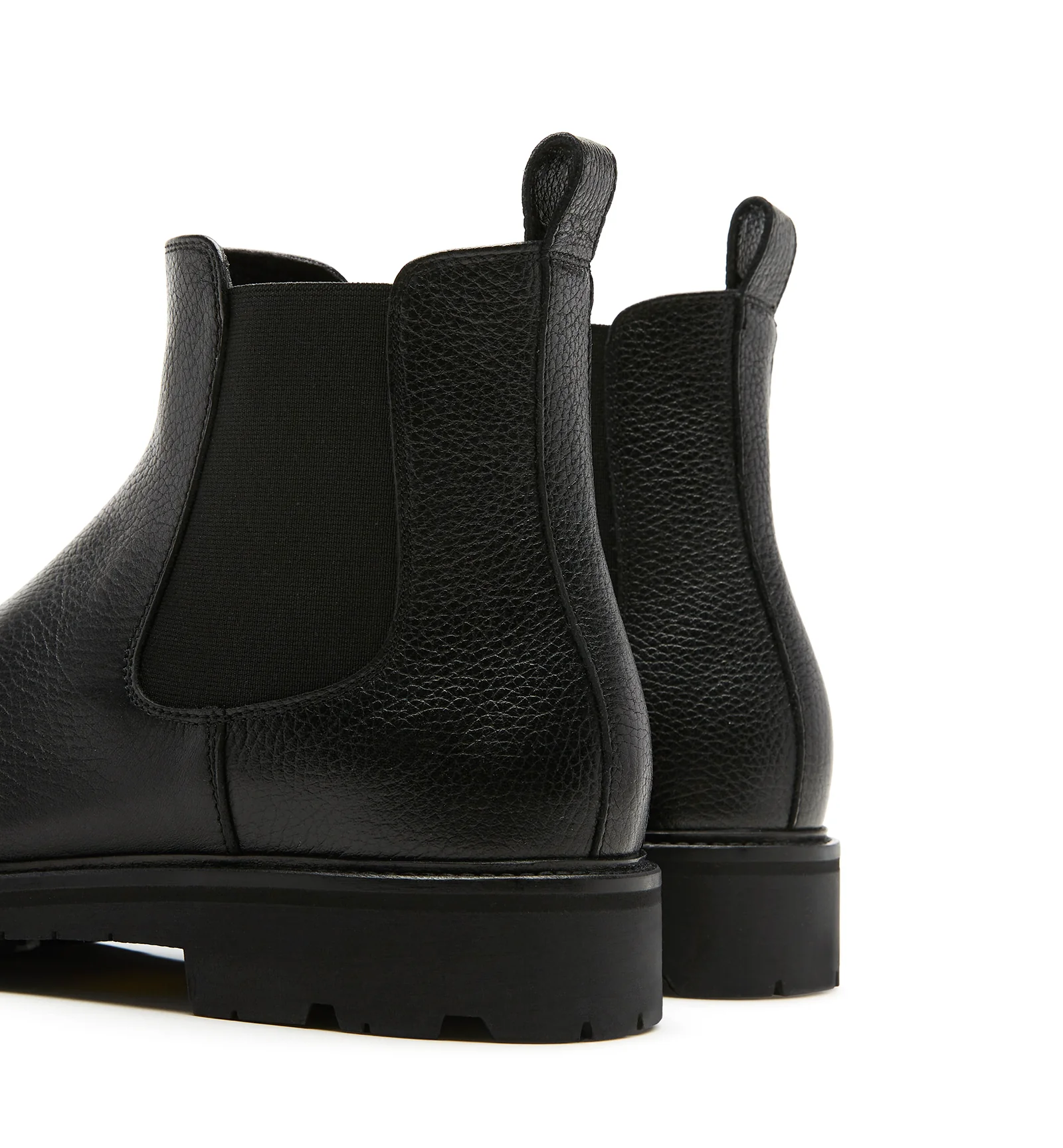 LACHLAN MEN'S PEBBLED LEATHER BOOT - Image 4