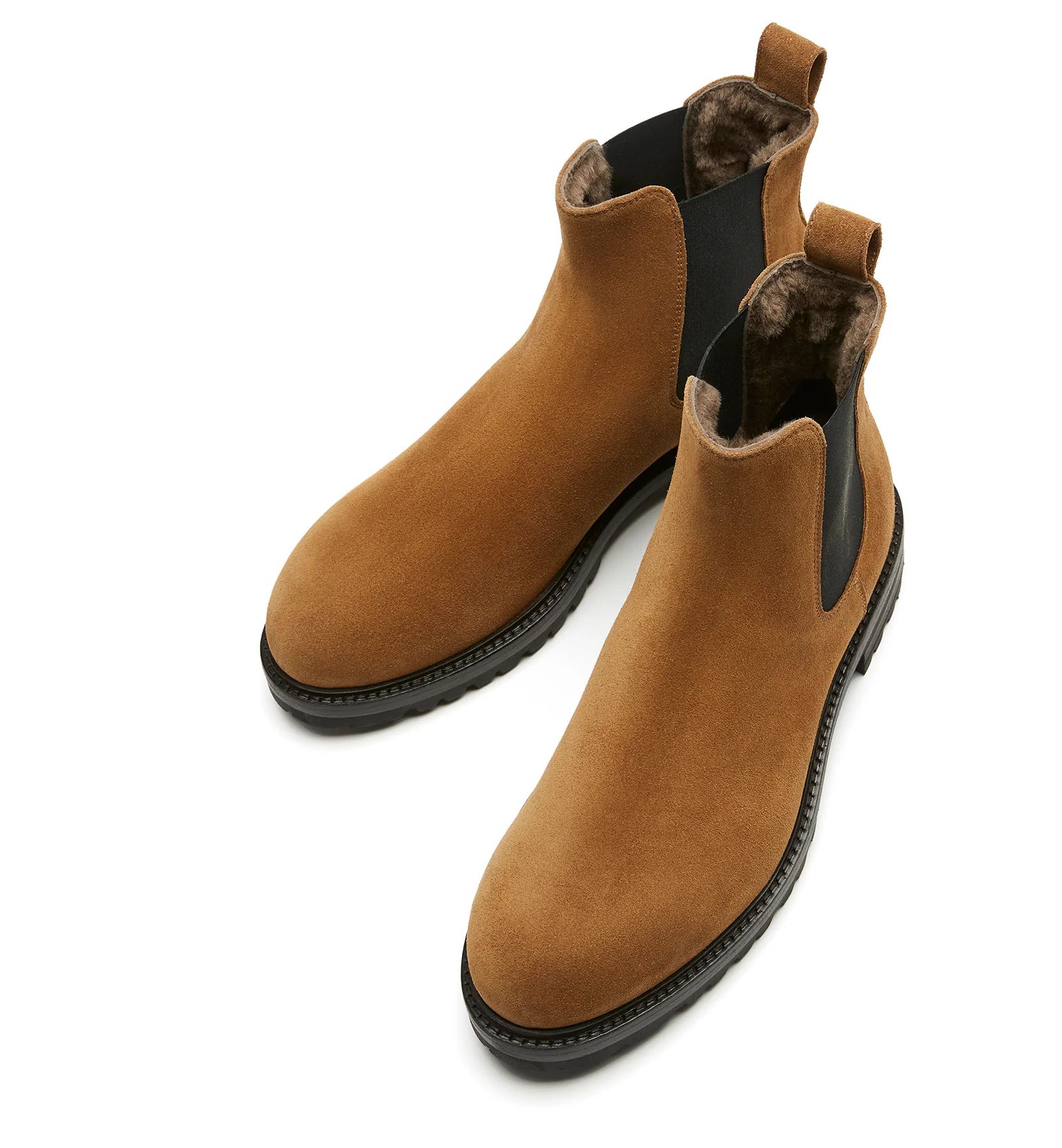 LACHLAN MEN'S SHEARLING-LINED SUEDE BOOT - Image 3