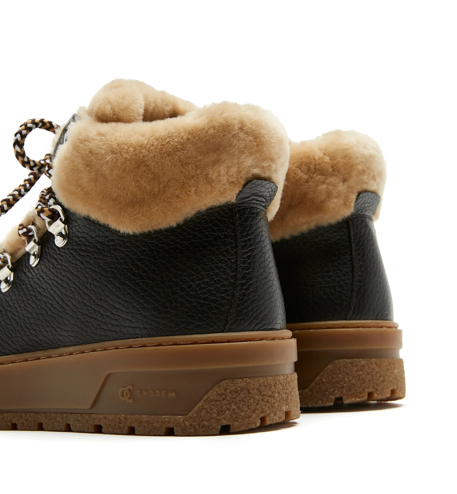 LAUSANNE SHEARLING-LINED LEATHER BOOTIE - Image 11