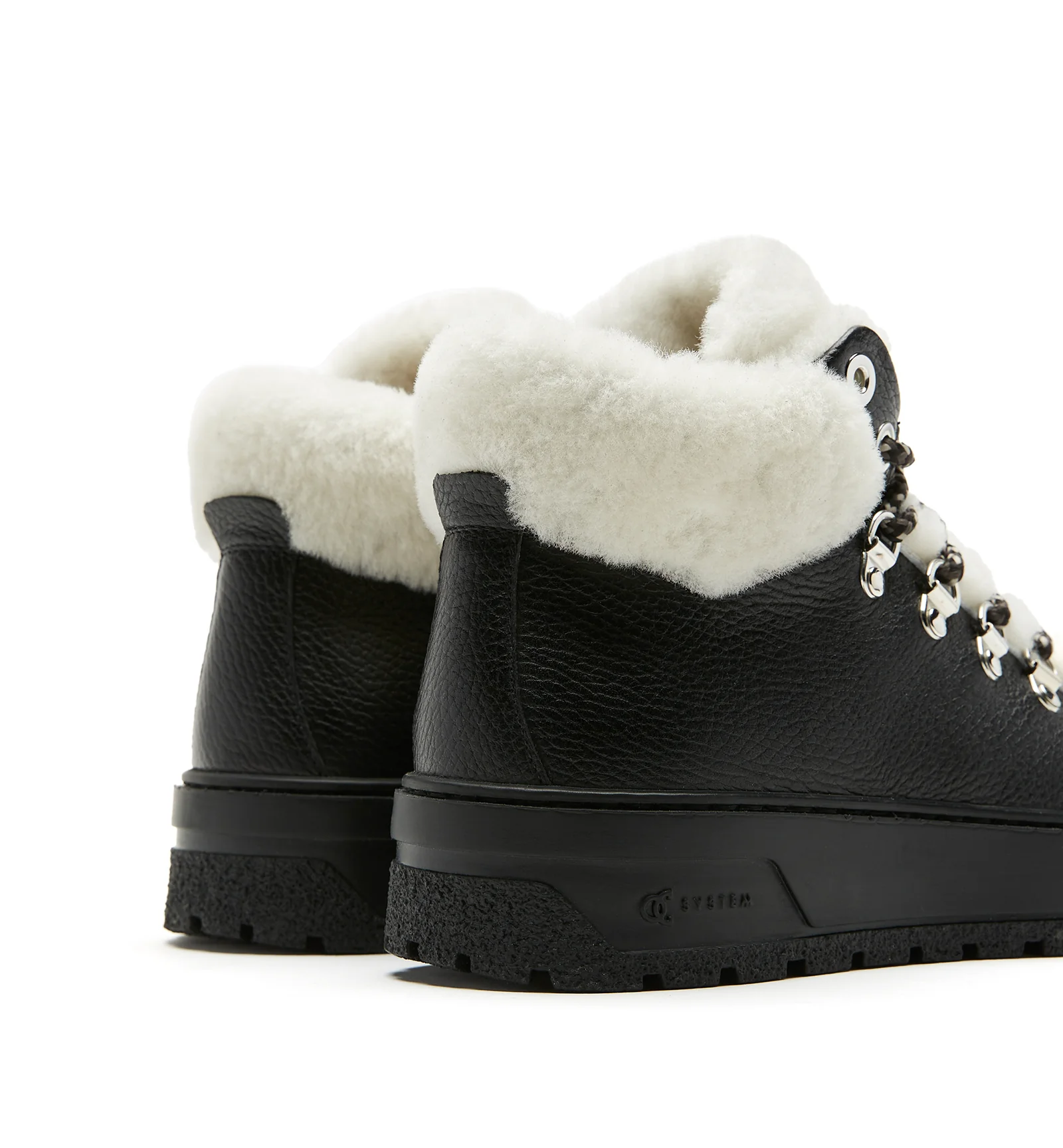 LAUSANNE SHEARLING-LINED LEATHER BOOTIE - Image 4
