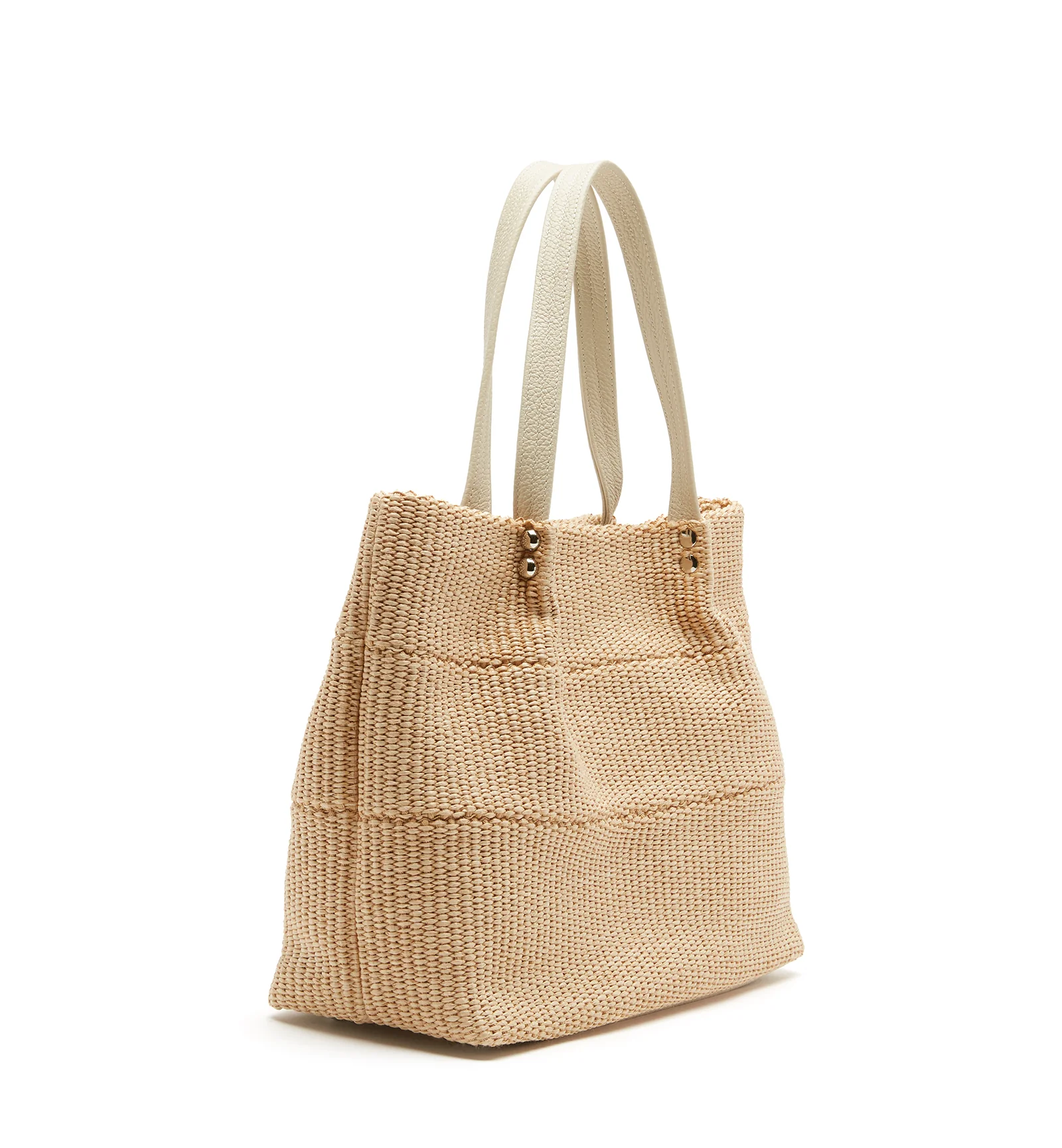 LIGHT RAFFIA TOTE BAG - Image 8