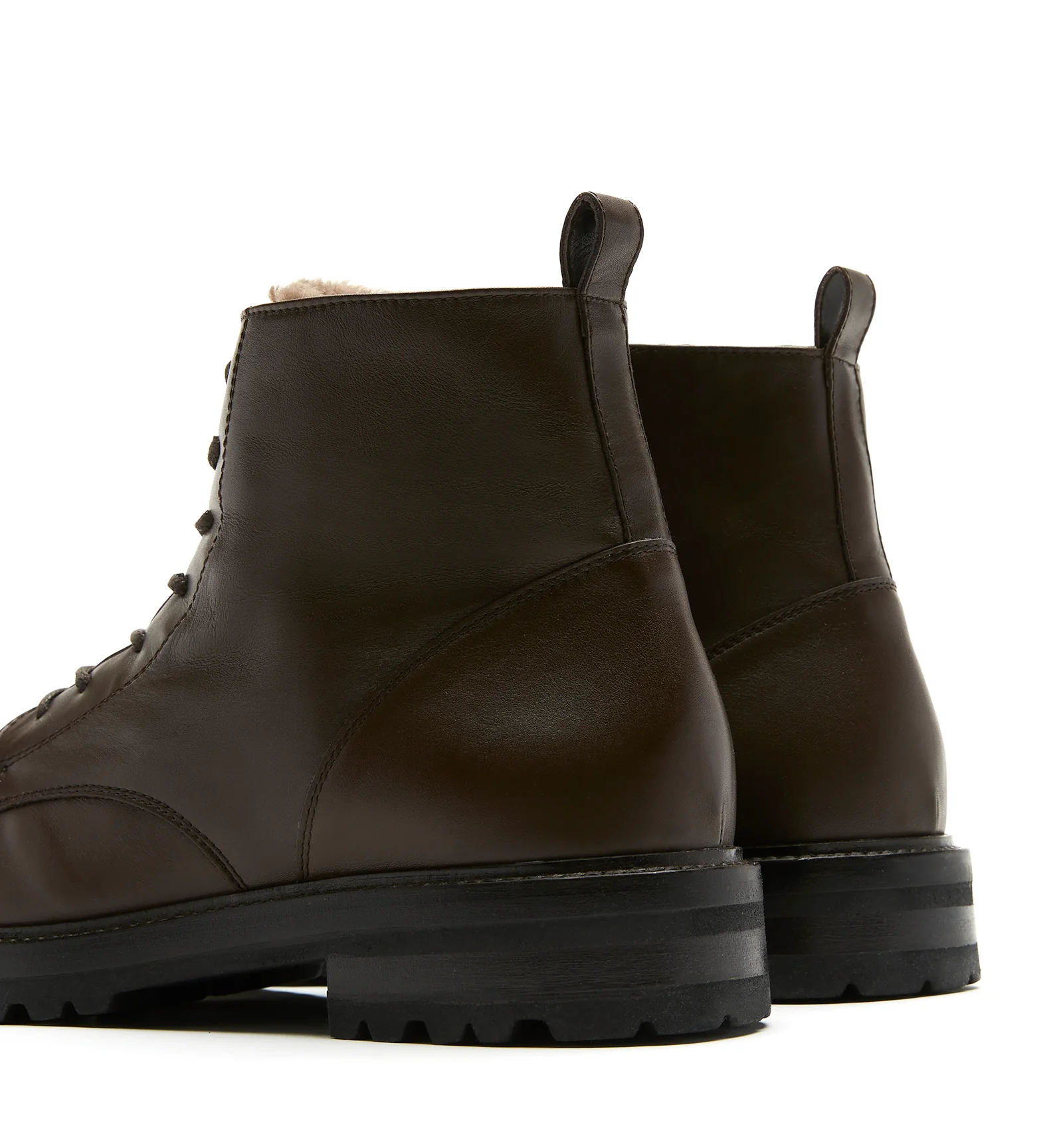 LUIS MEN'S SHEARLING-LINED LEATHER BOOT - Image 4