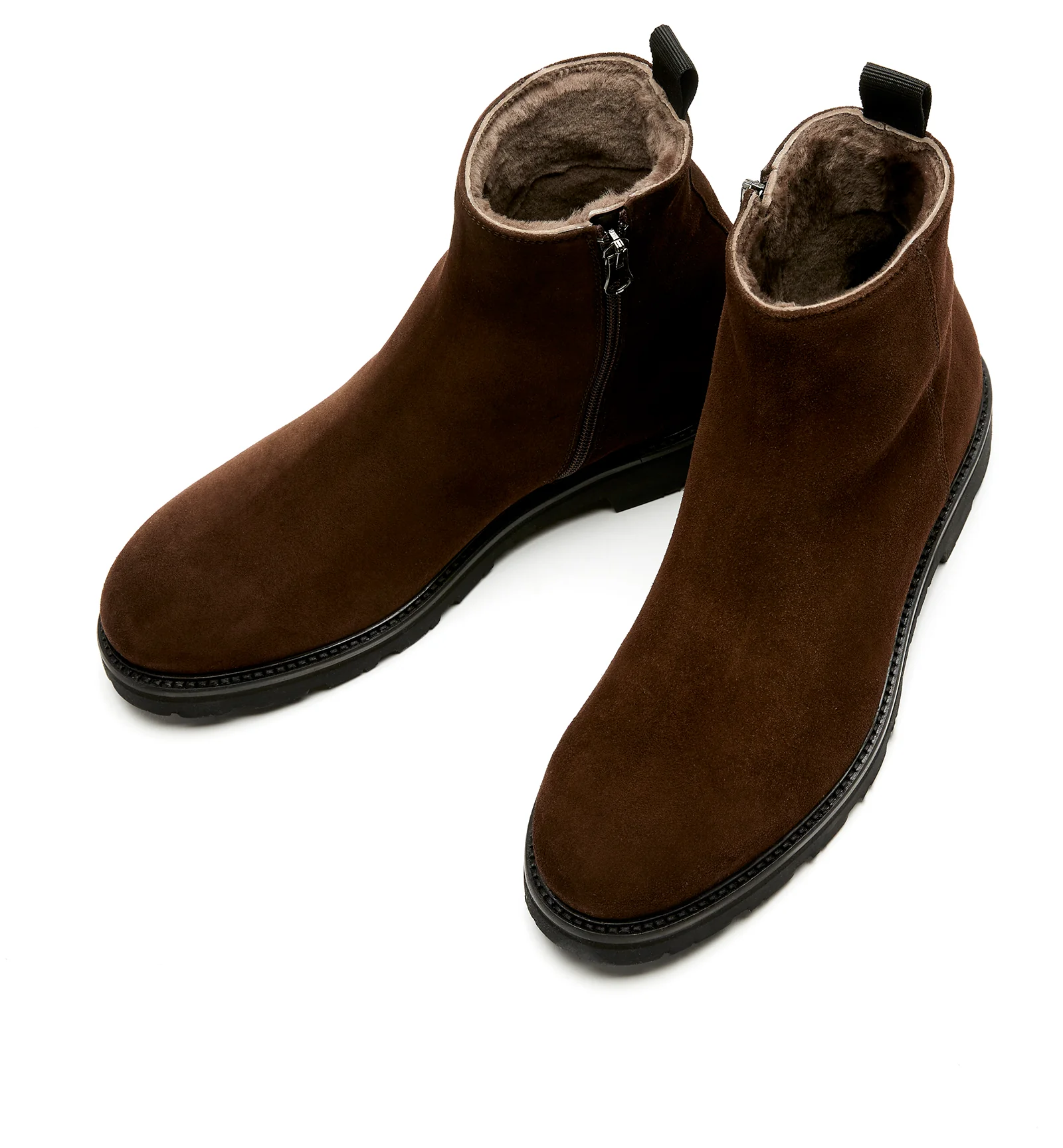 LUKAS MEN'S SHEARLING LINED SUEDE BOOT - Image 3