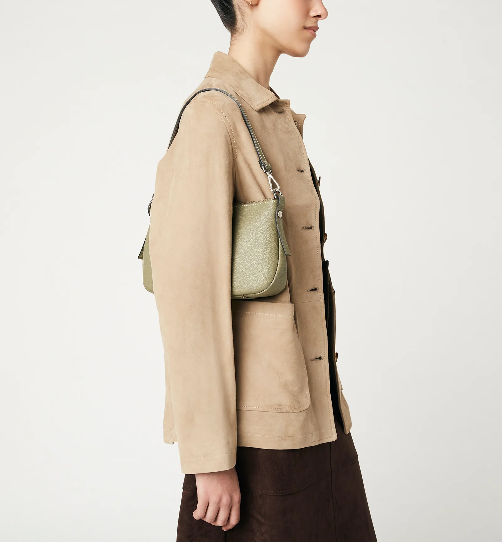 MAELLE LEATHER SHOULDER BAG - Image 6