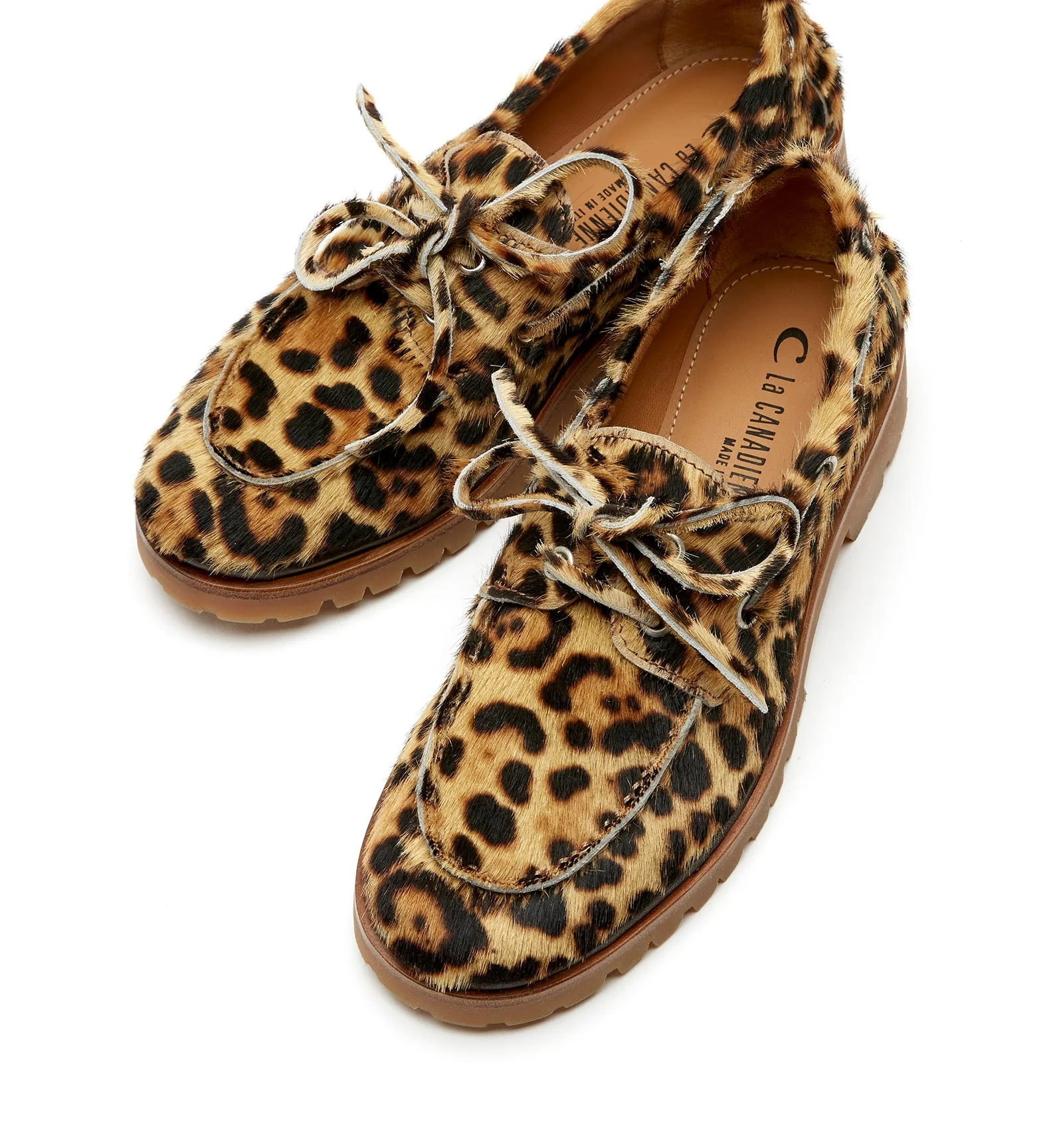 MAJESTIC LEOPARD-PRINT BOAT SHOE - Image 3