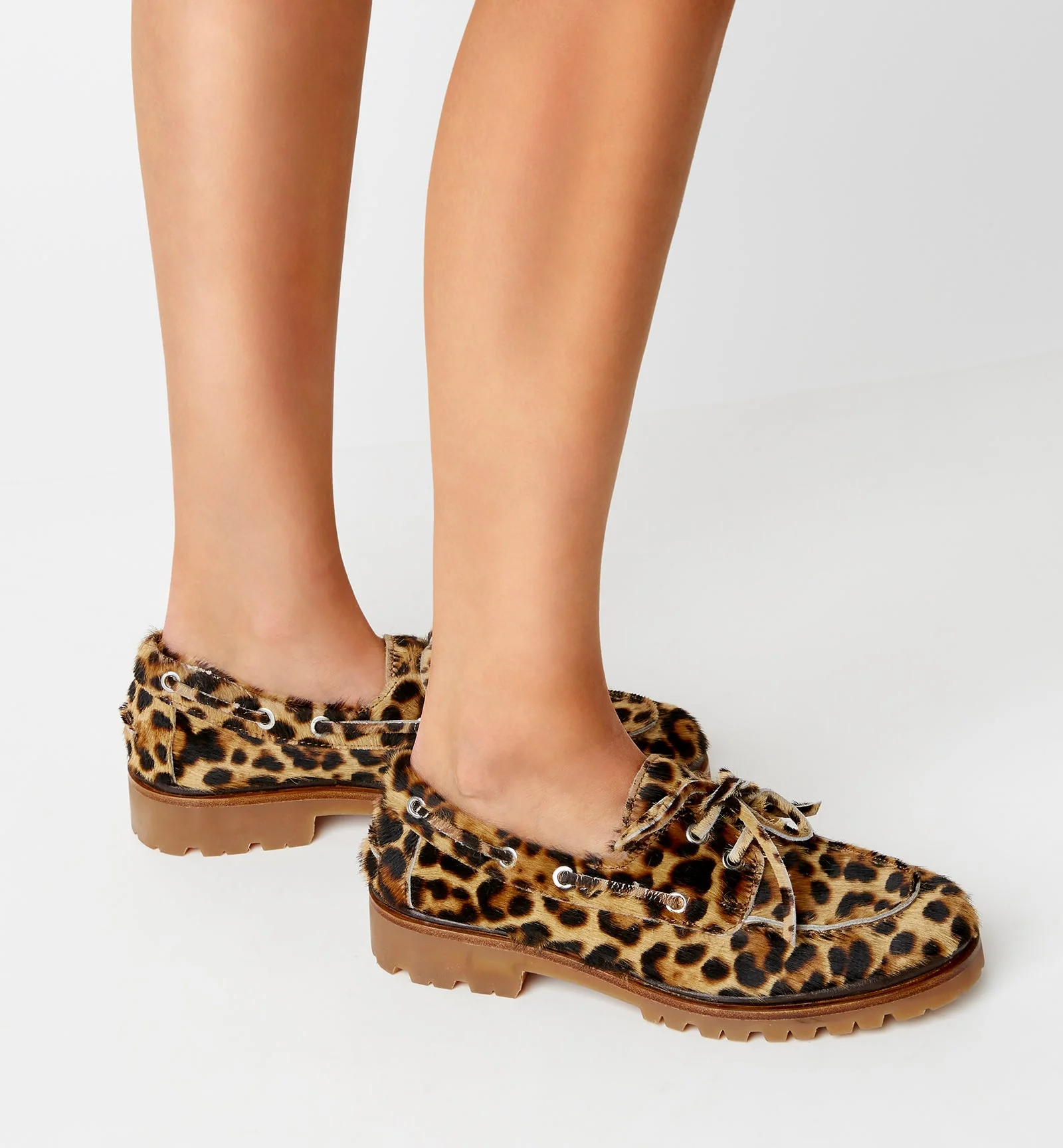 MAJESTIC LEOPARD-PRINT BOAT SHOE - Image 5
