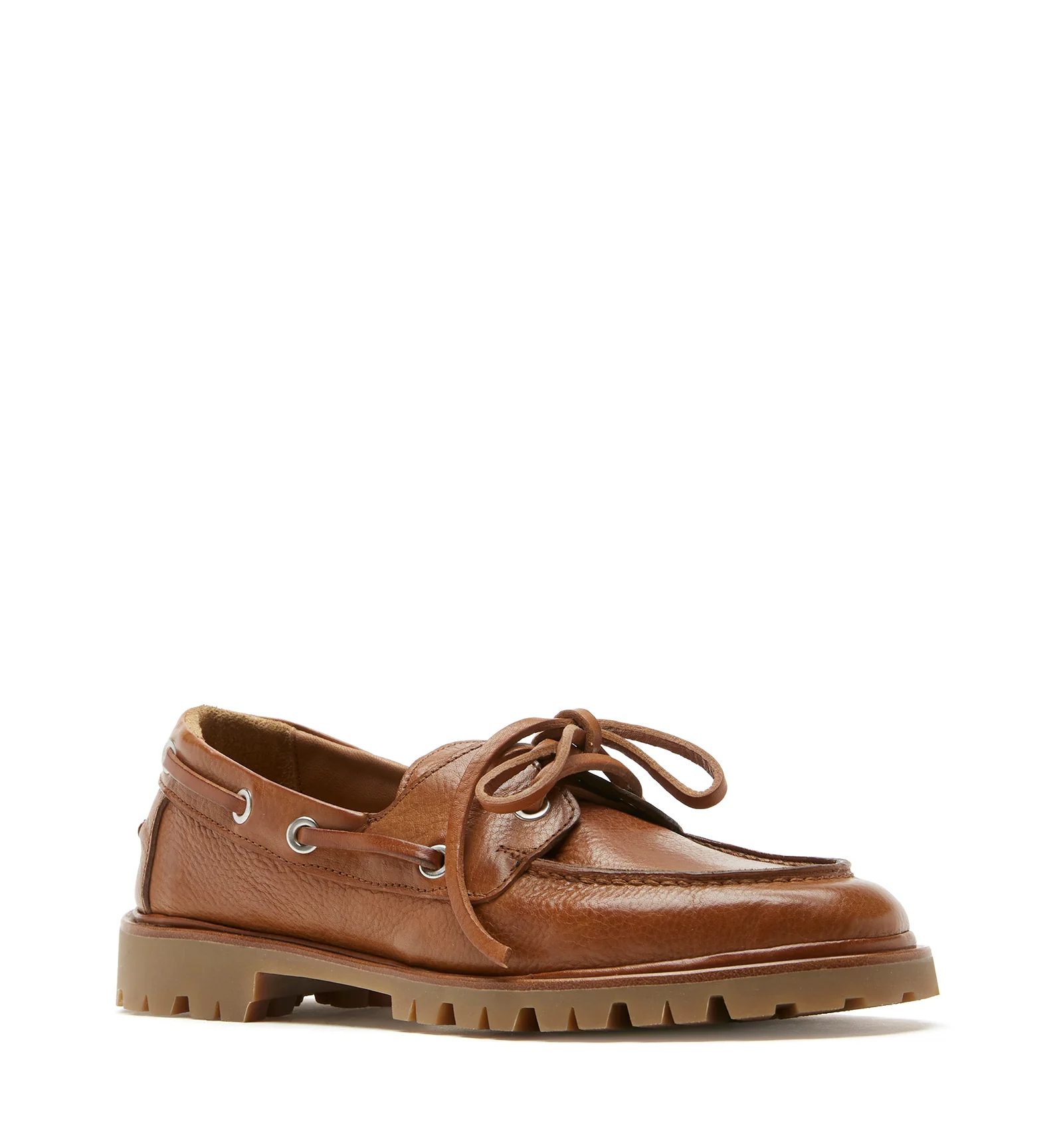 MAJESTIQUE LEATHER BOAT SHOE - Image 2