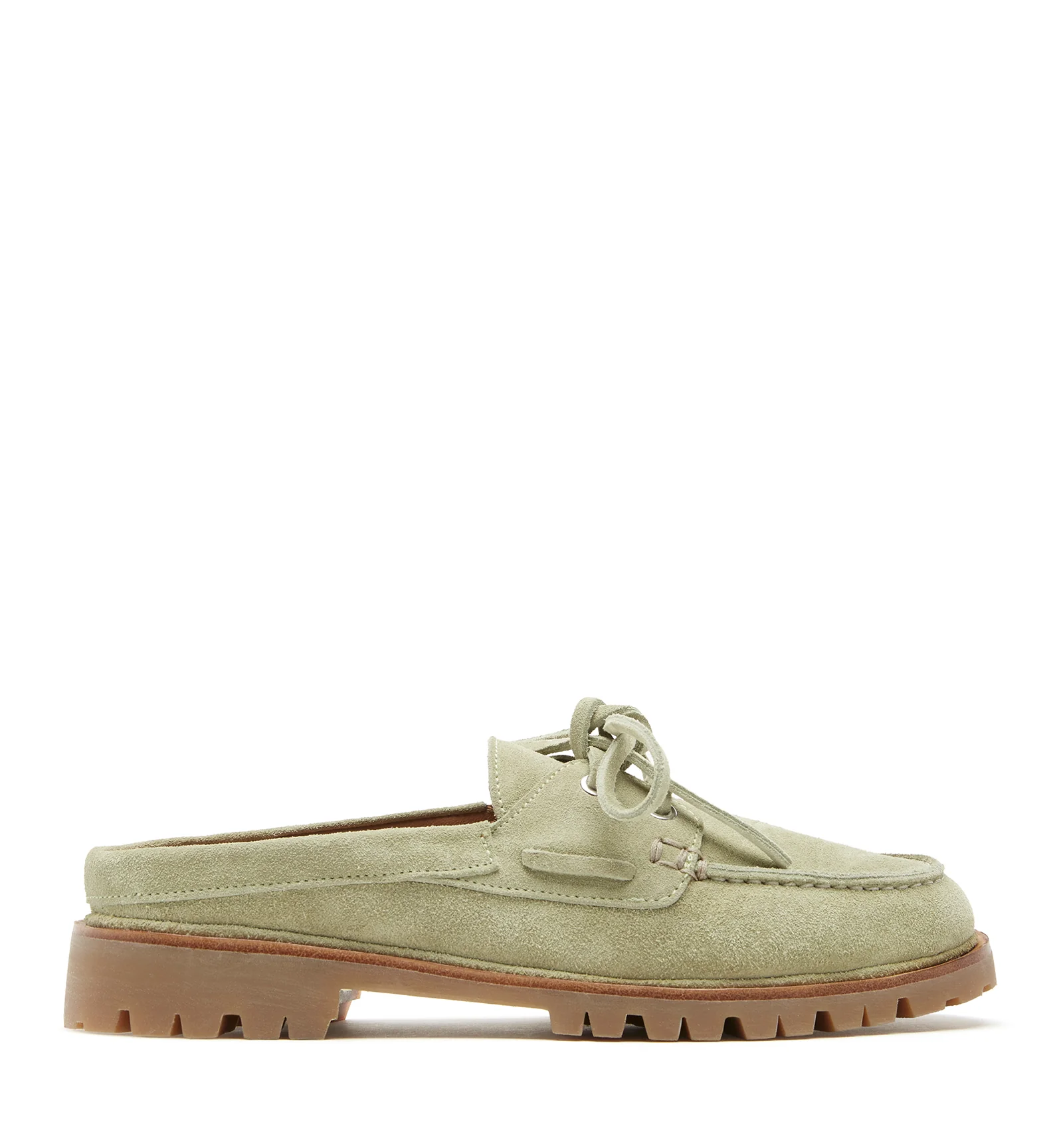 MATHILDA SUEDE BOAT SHOE MULE
