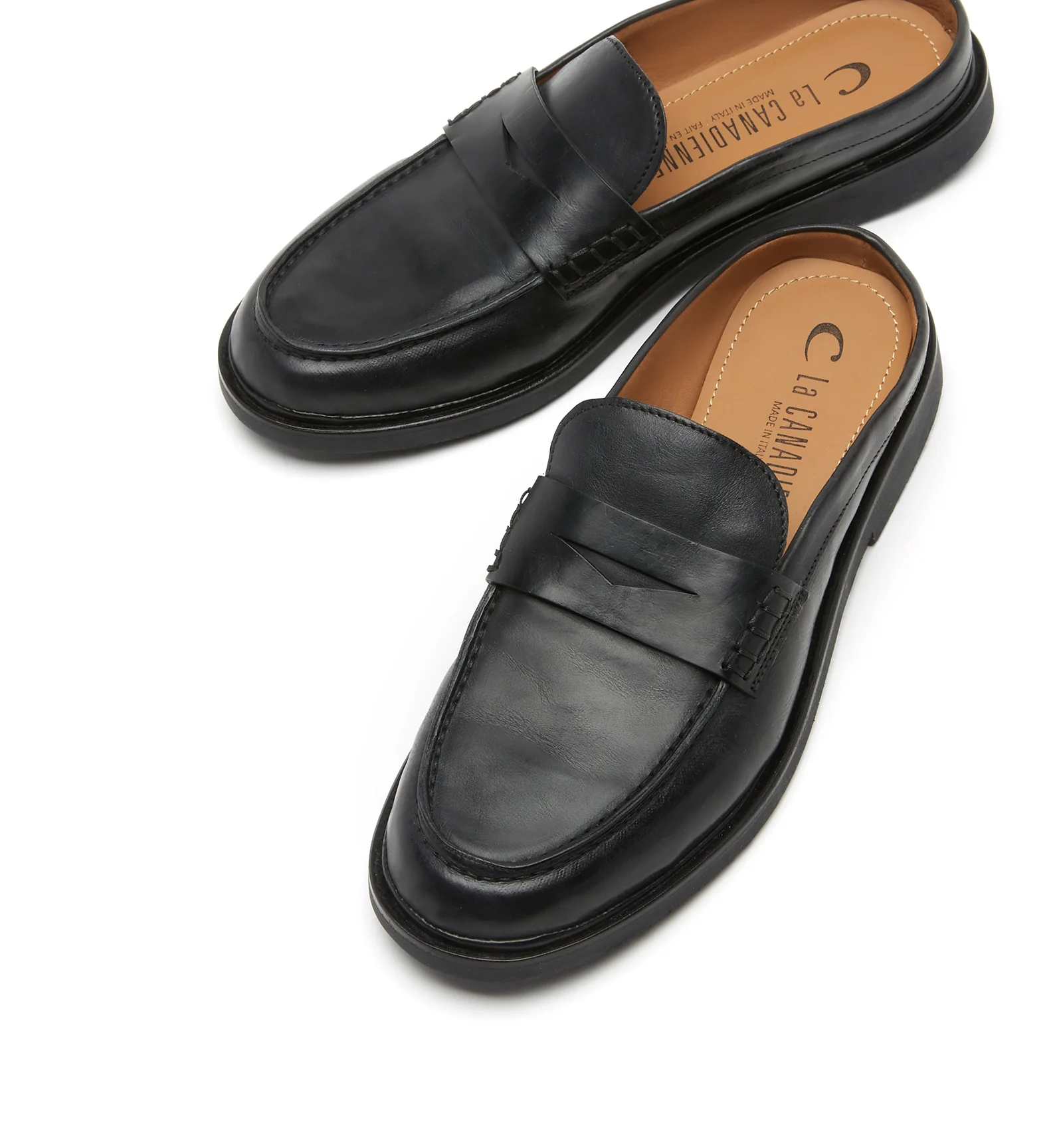 MAXINE LEATHER MULE LOAFER - Image 3