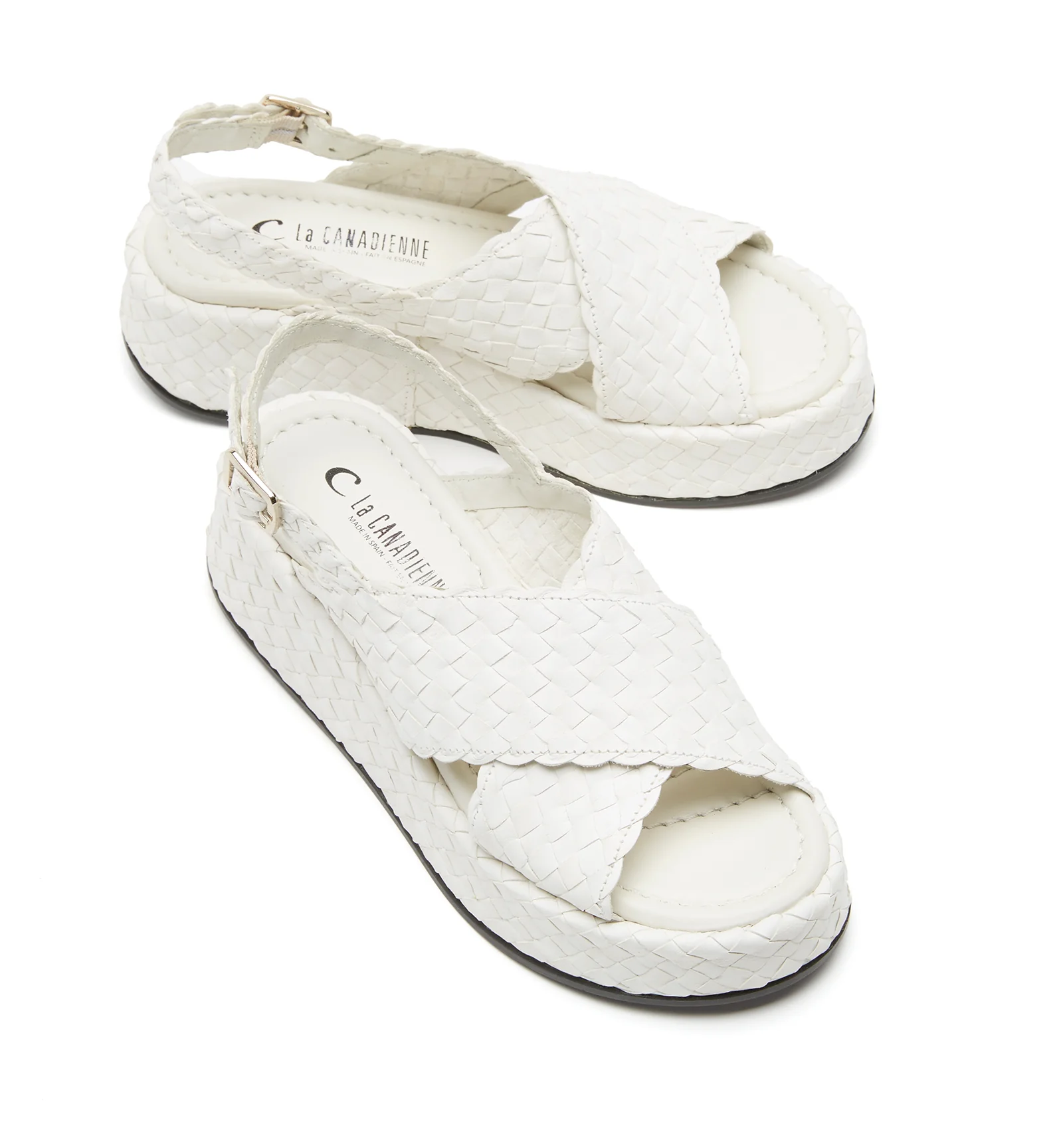 PACIFIK WOVEN LEATHER SANDAL - Image 9