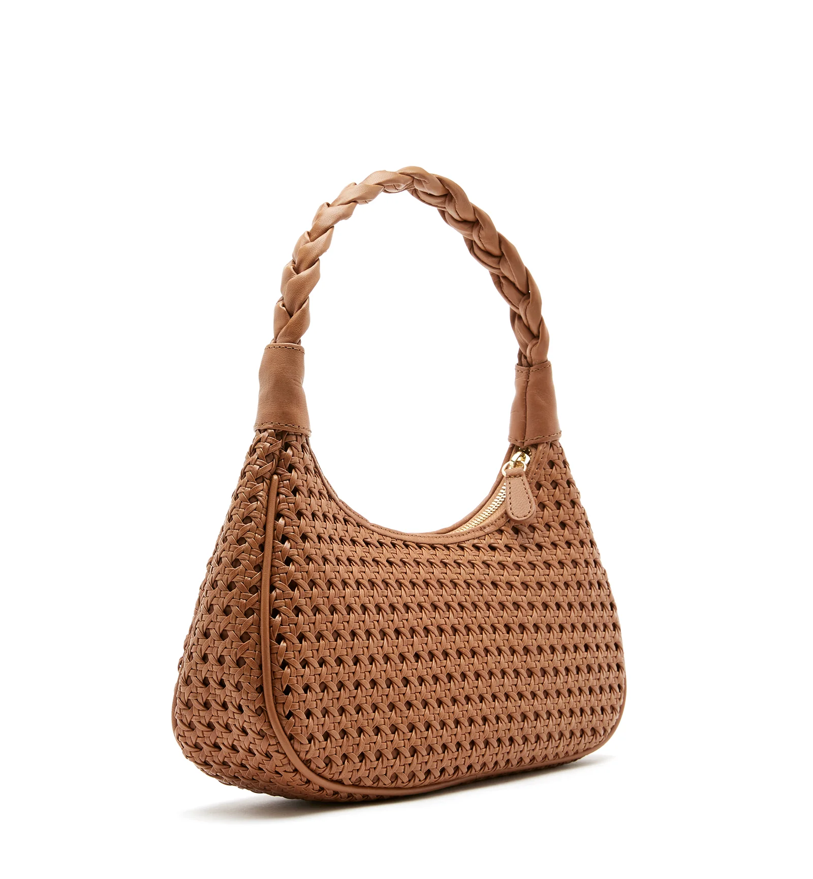 PATTI WOVEN LEATHER SHOULDER BAG - Image 7