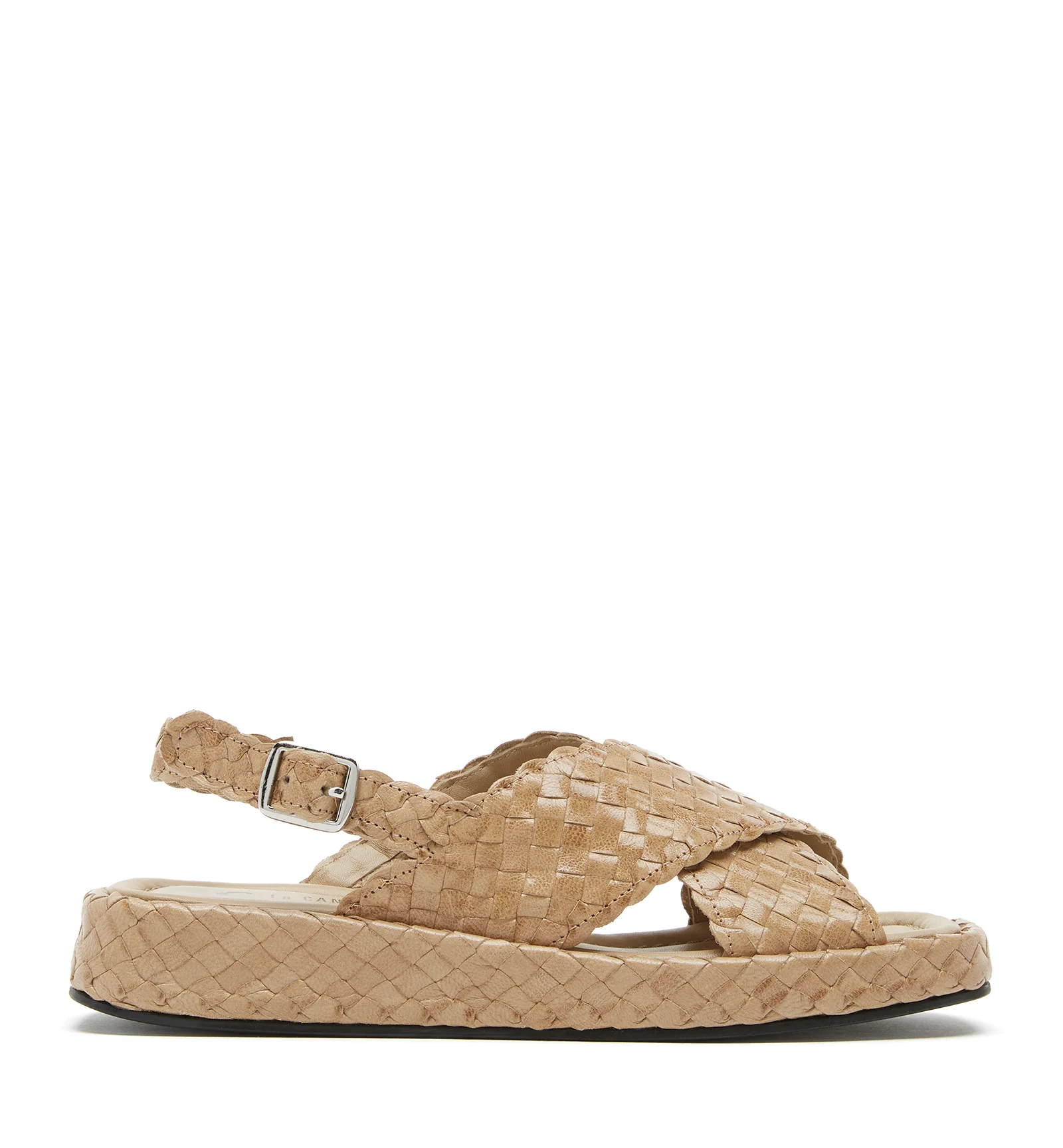 PEDRA WOVEN LEATHER SANDAL - Image 7