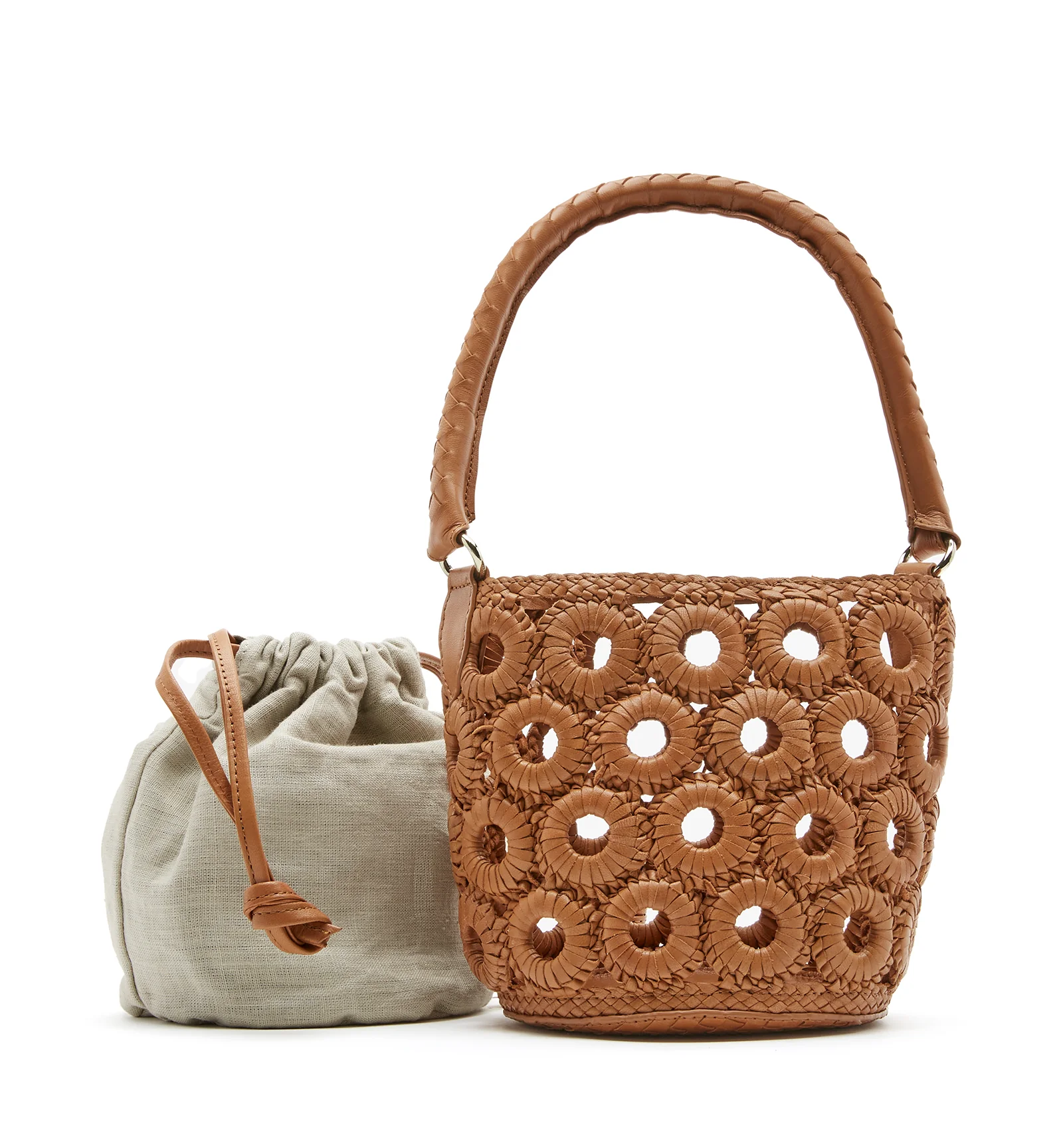 PHILA LEATHER BUCKET BAG - Image 3