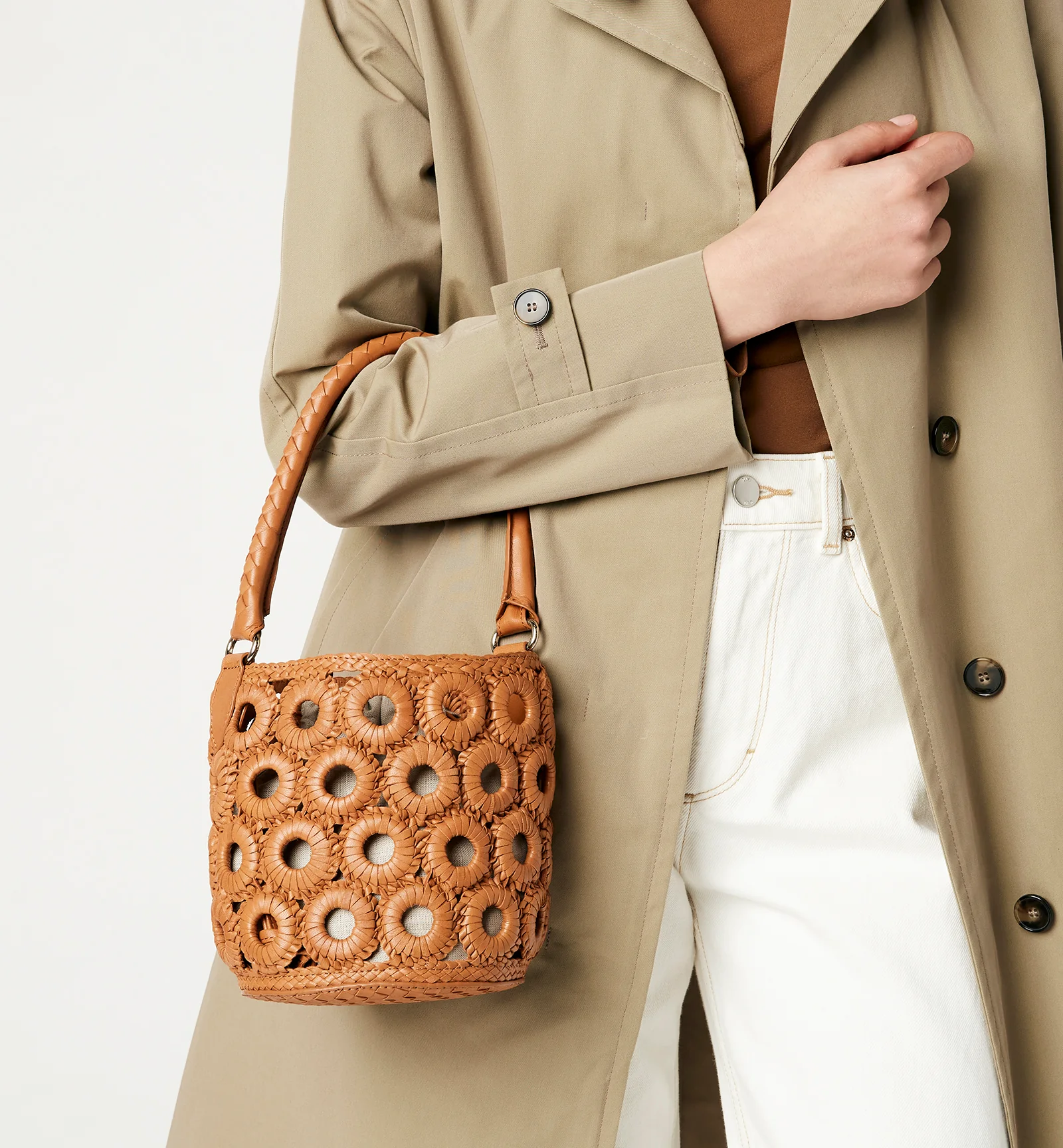 PHILA LEATHER BUCKET BAG - Image 8