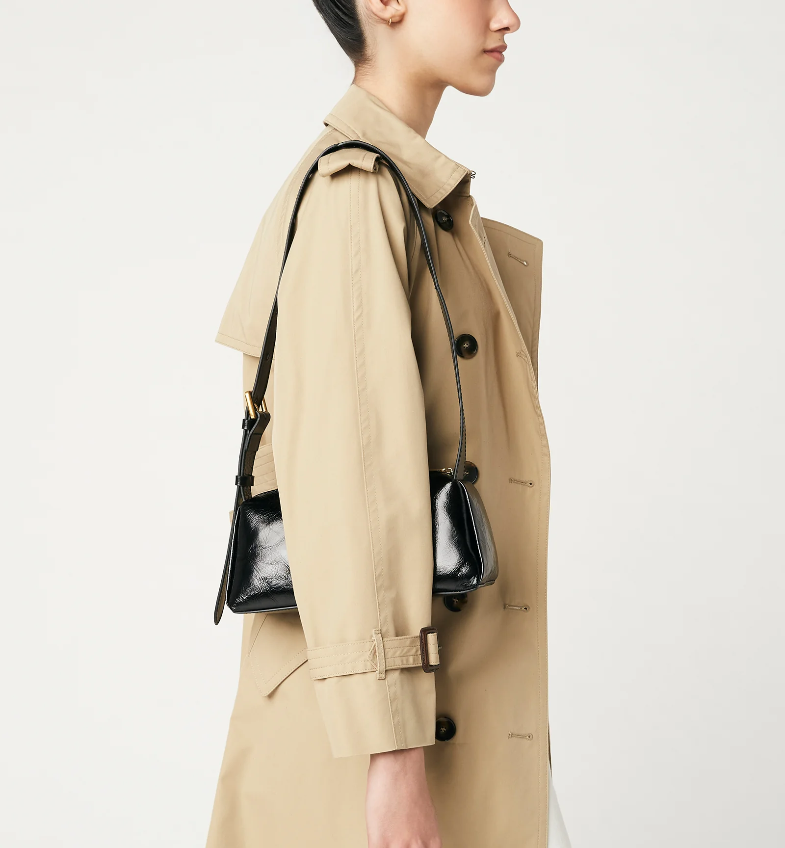 PHILIP CRUSHED LEATHER SHOULDER BAG - Image 11